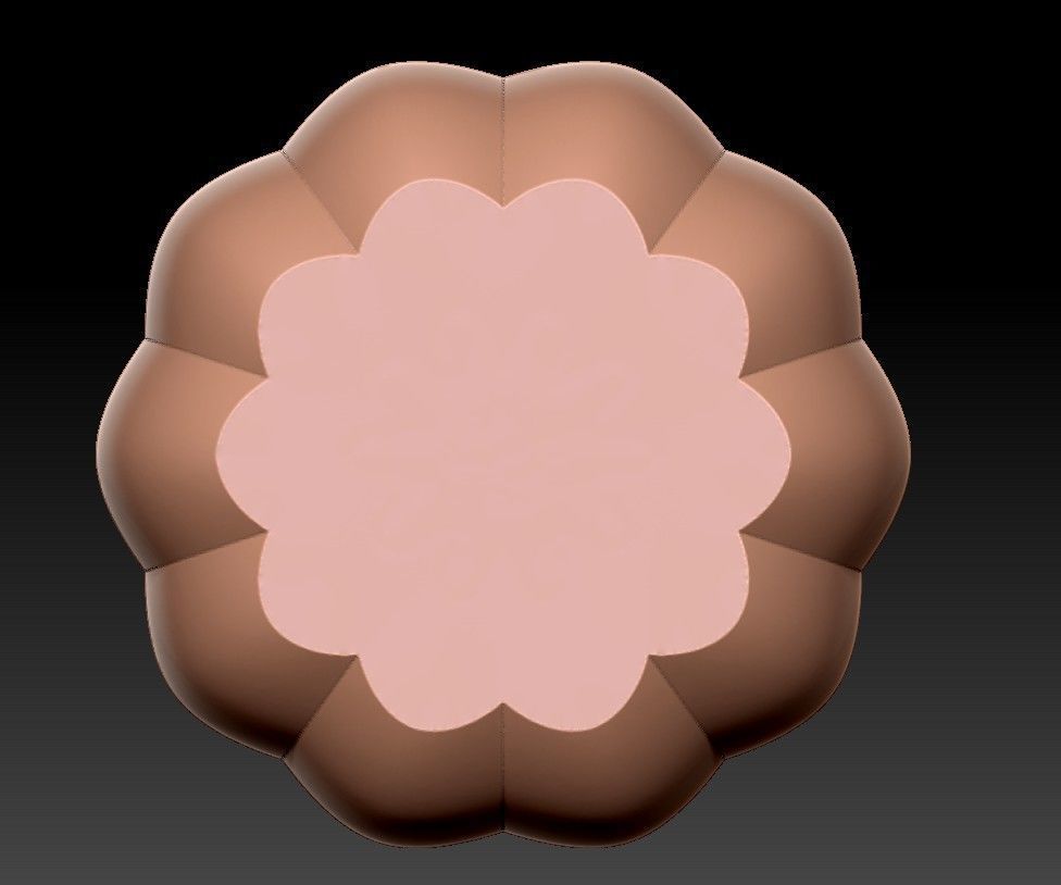 Flower Pot minimal modern decor 3D print model_7