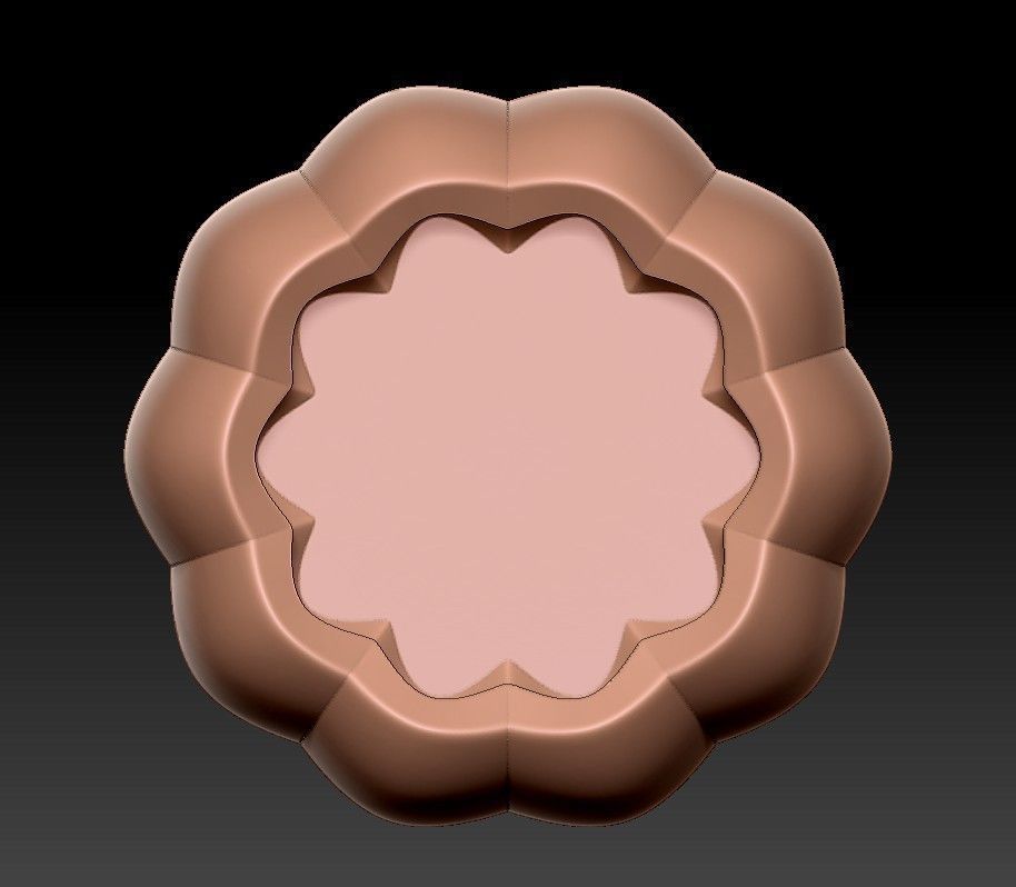 Flower Pot minimal modern decor 3D print model_55