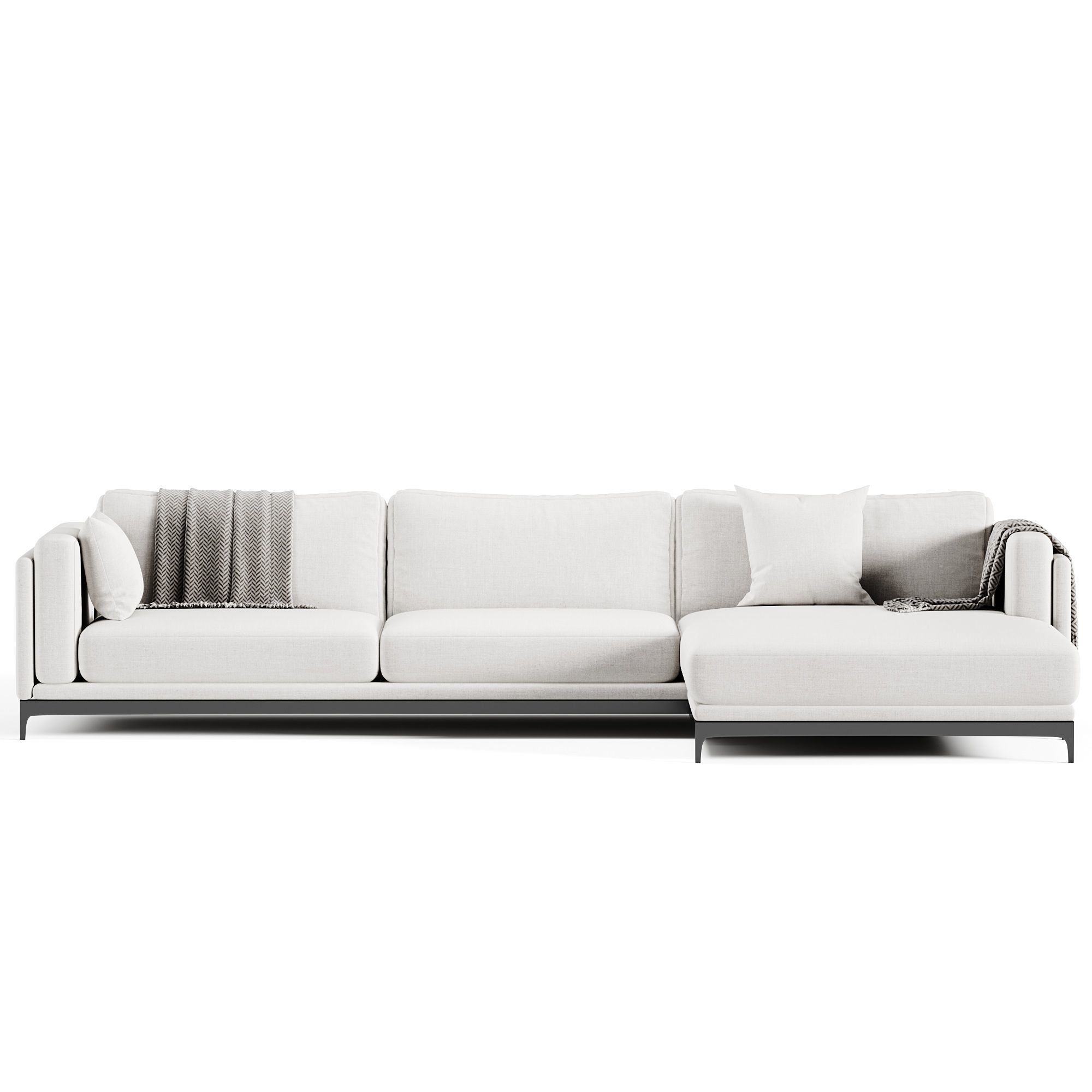 TIME Corner Sofa By Cts Salotti 3D model_5