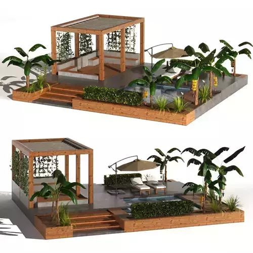pergola and pool lansdcape design