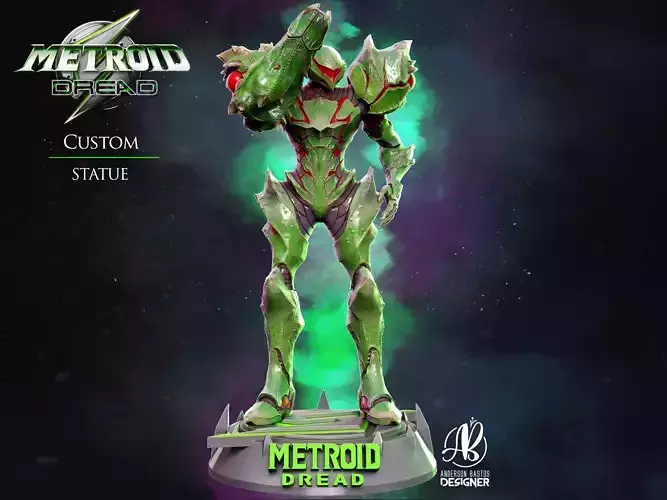 Metroid Suit Samus from Metroid Dread 3D print model