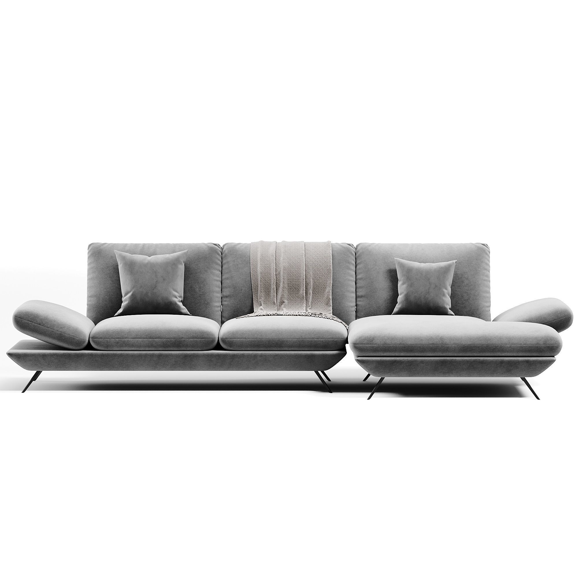 Green Sofa By Chateau dAx 3D model_6