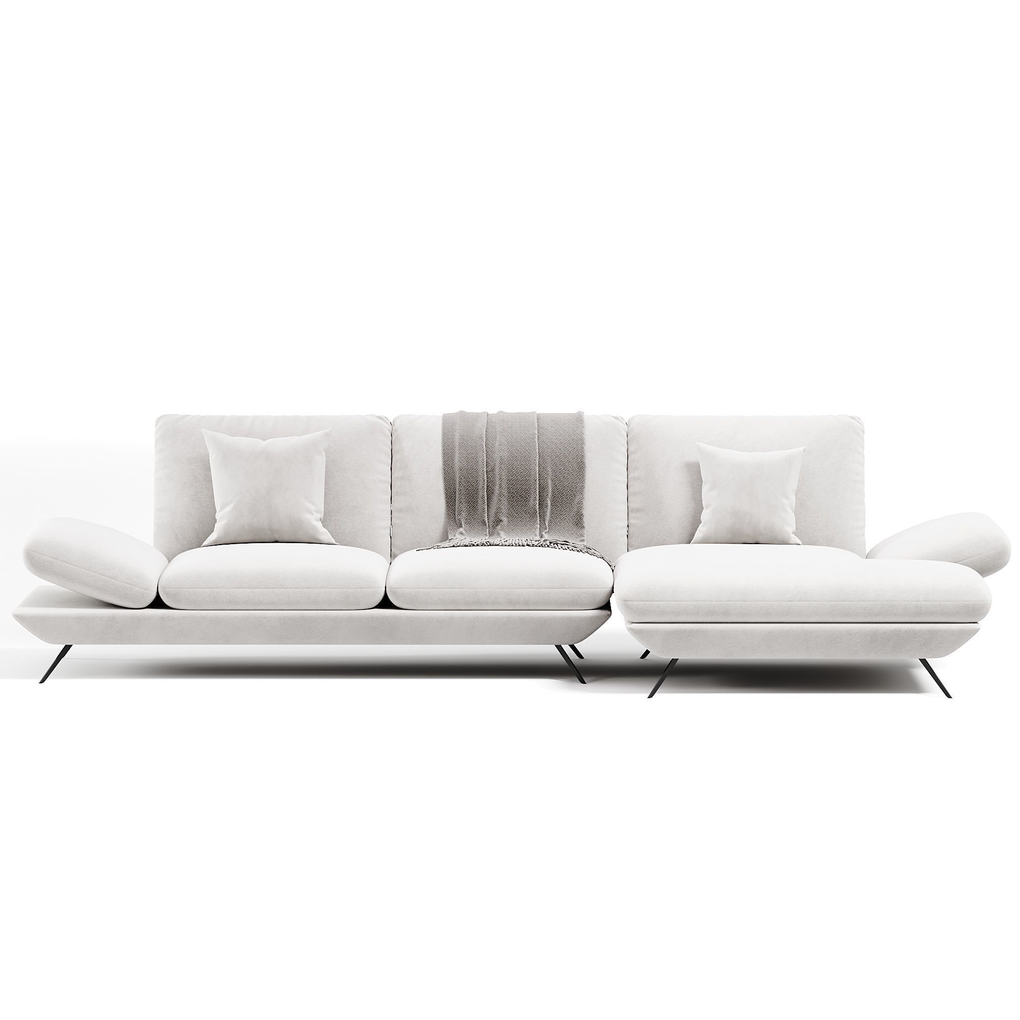 Green Sofa By Chateau dAx 3D model_4