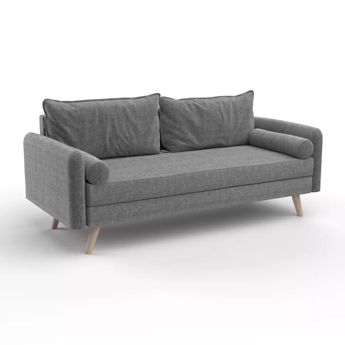 2 Seat Sofa 3D model_0