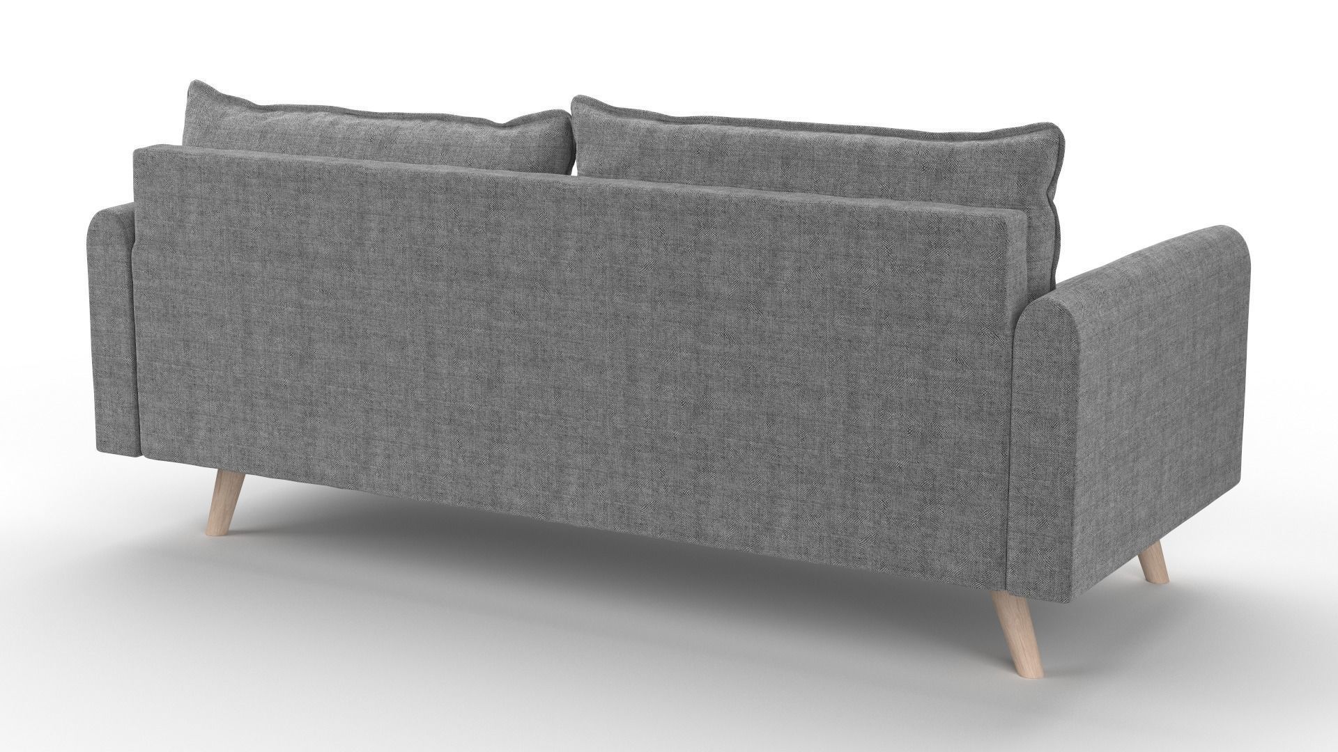 2 Seat Sofa 3D model_7