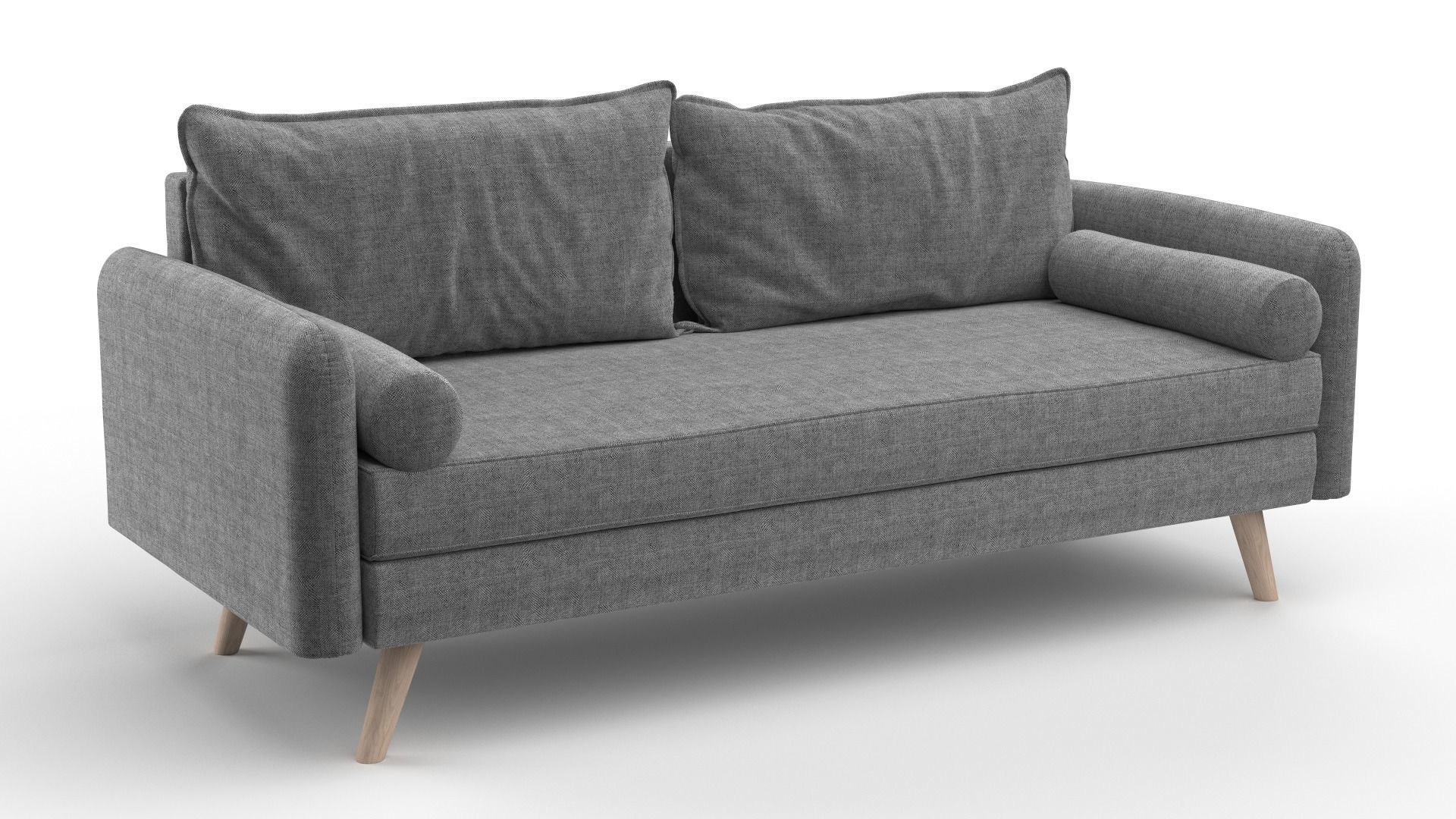 2 Seat Sofa 3D model_6