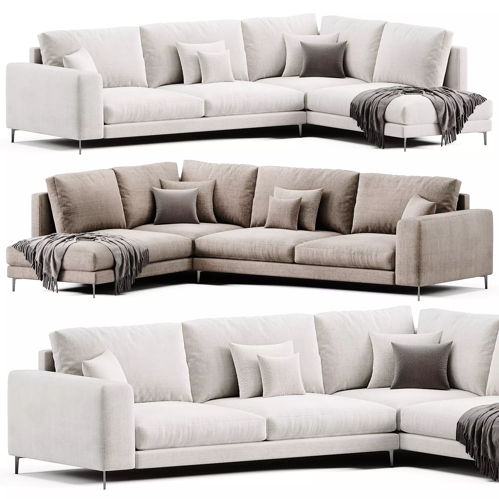 VINCI Sofa By Chateau dAx 3D model_0