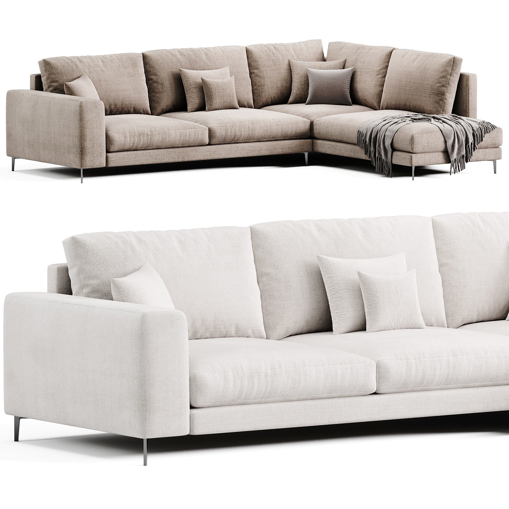 VINCI Sofa By Chateau dAx 3D model_1