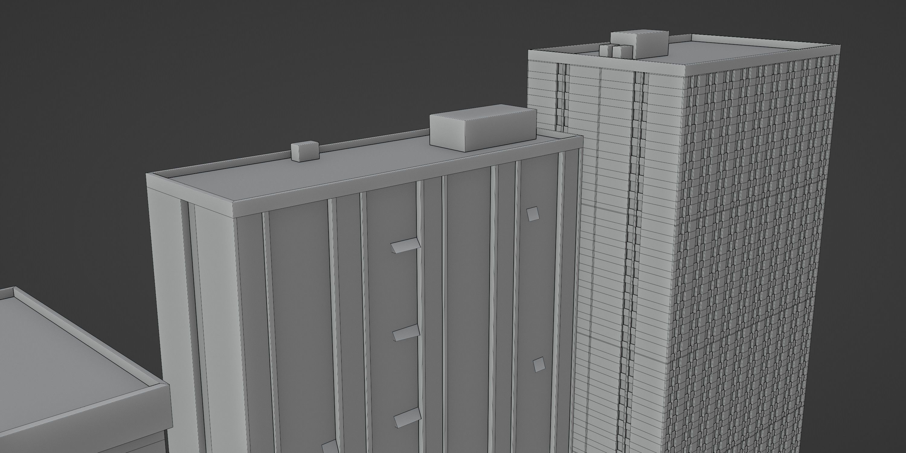 City Pack Low-Poly Building Collection Low-poly 3D model_10