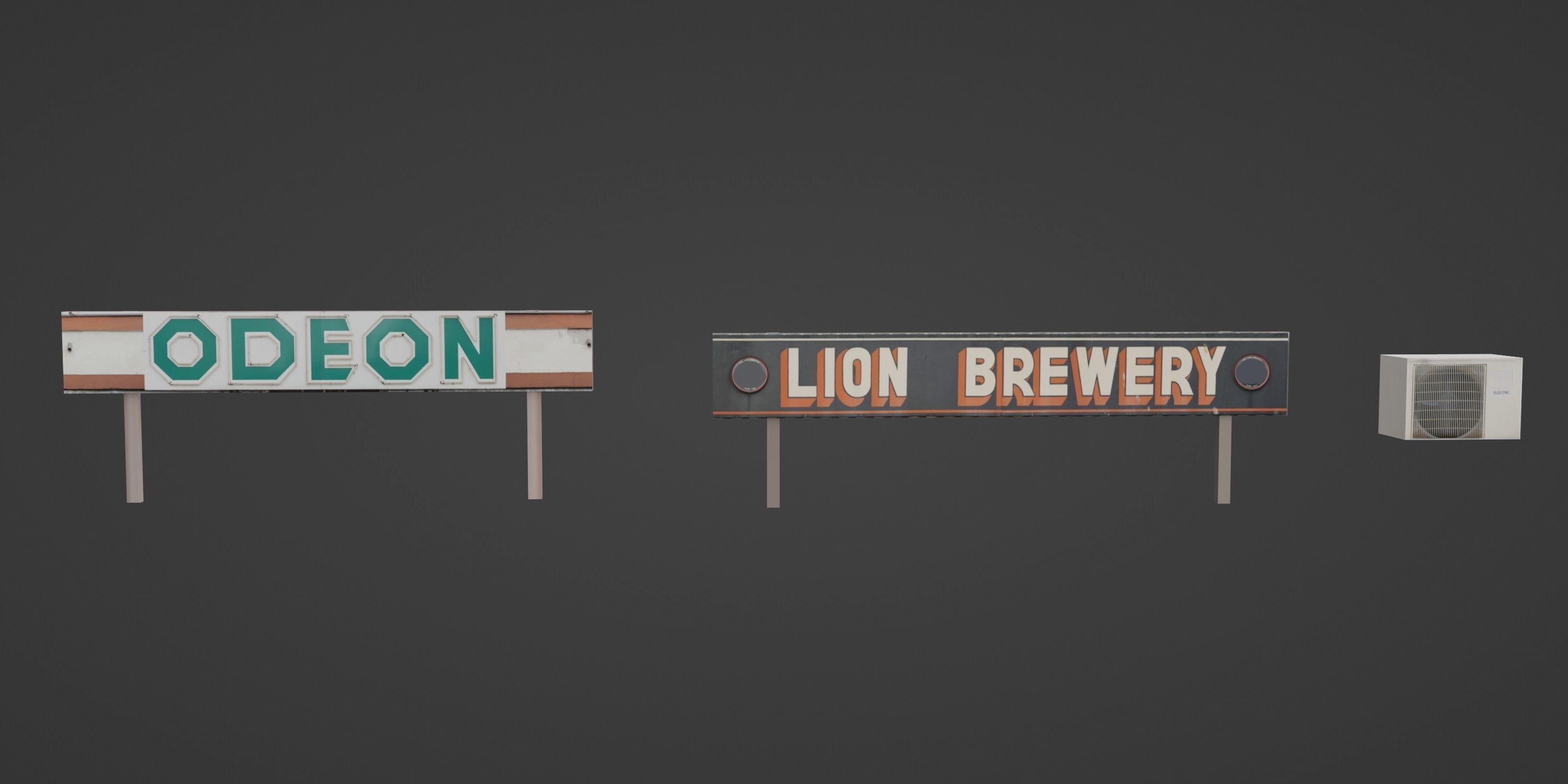 City Pack Low-Poly Building Collection Low-poly 3D model_8