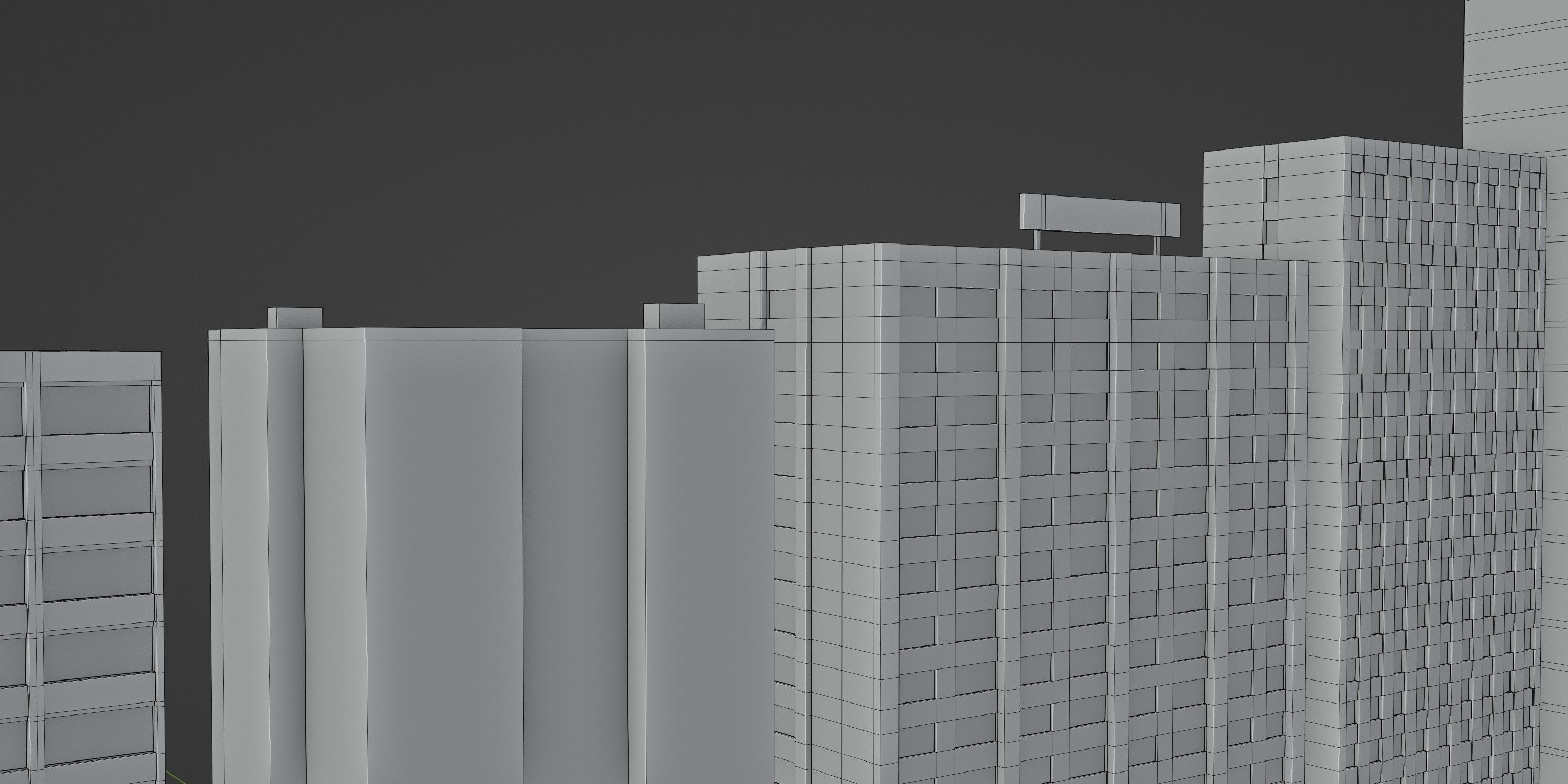 City Pack Low-Poly Building Collection Low-poly 3D model_12