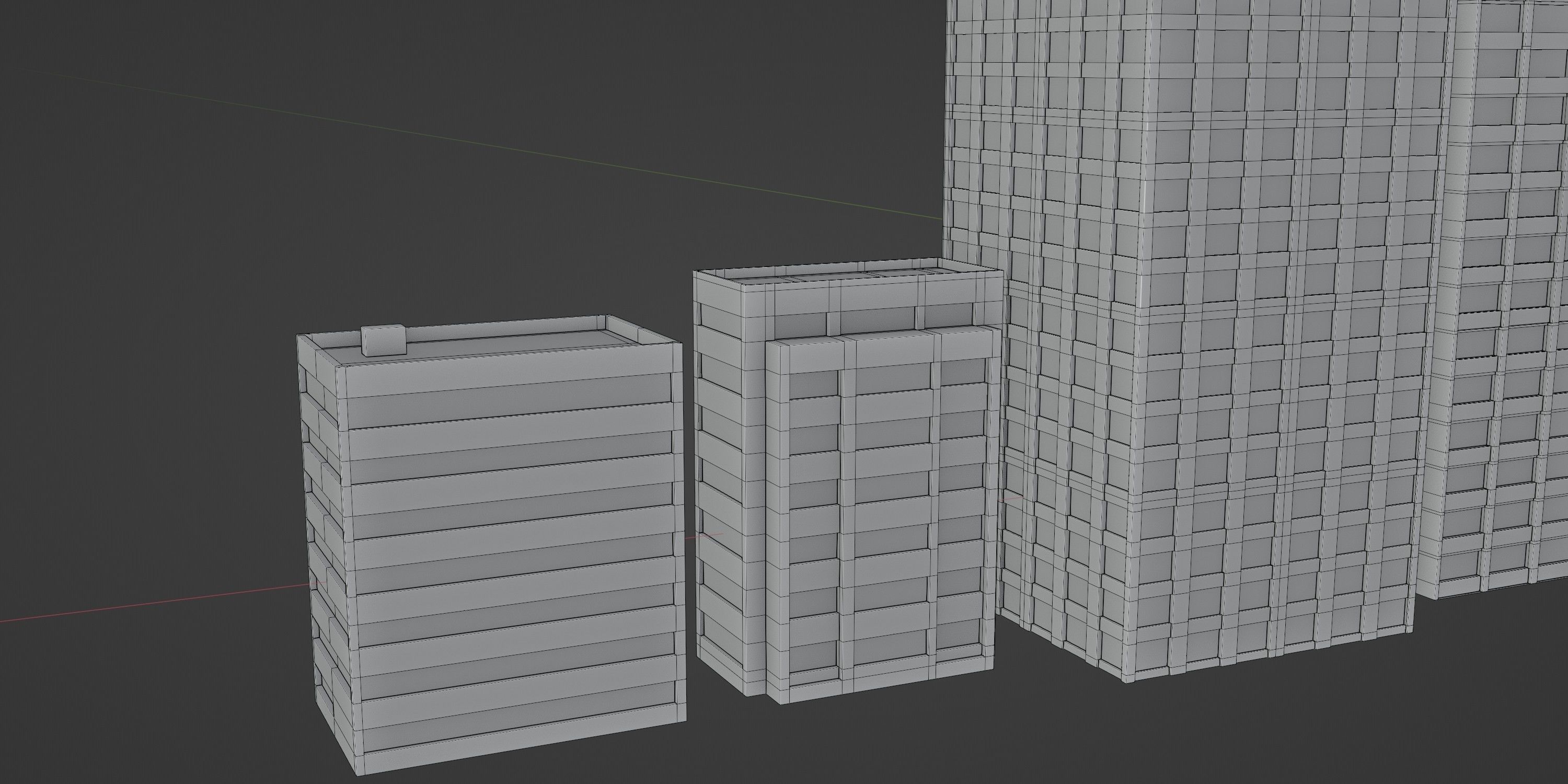 City Pack Low-Poly Building Collection Low-poly 3D model_14