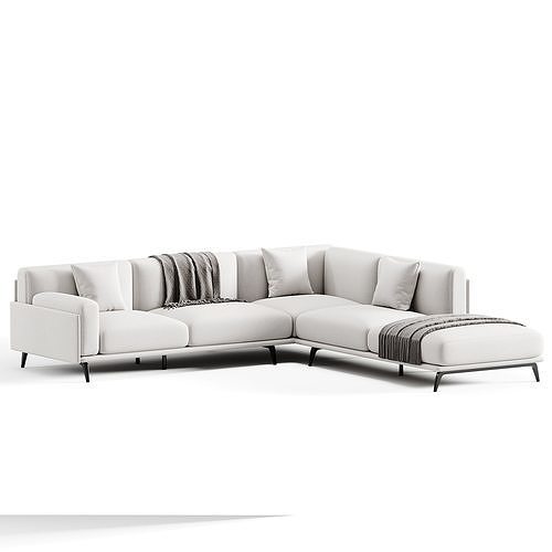 Frame Sofa By Arflex 3D model 5