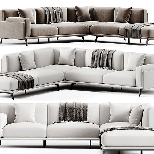 Frame Sofa By Arflex 3D model 3