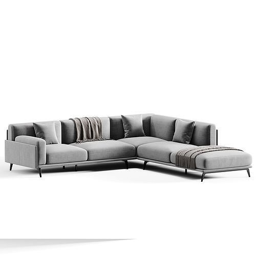 Frame Sofa By Arflex 3D model 4