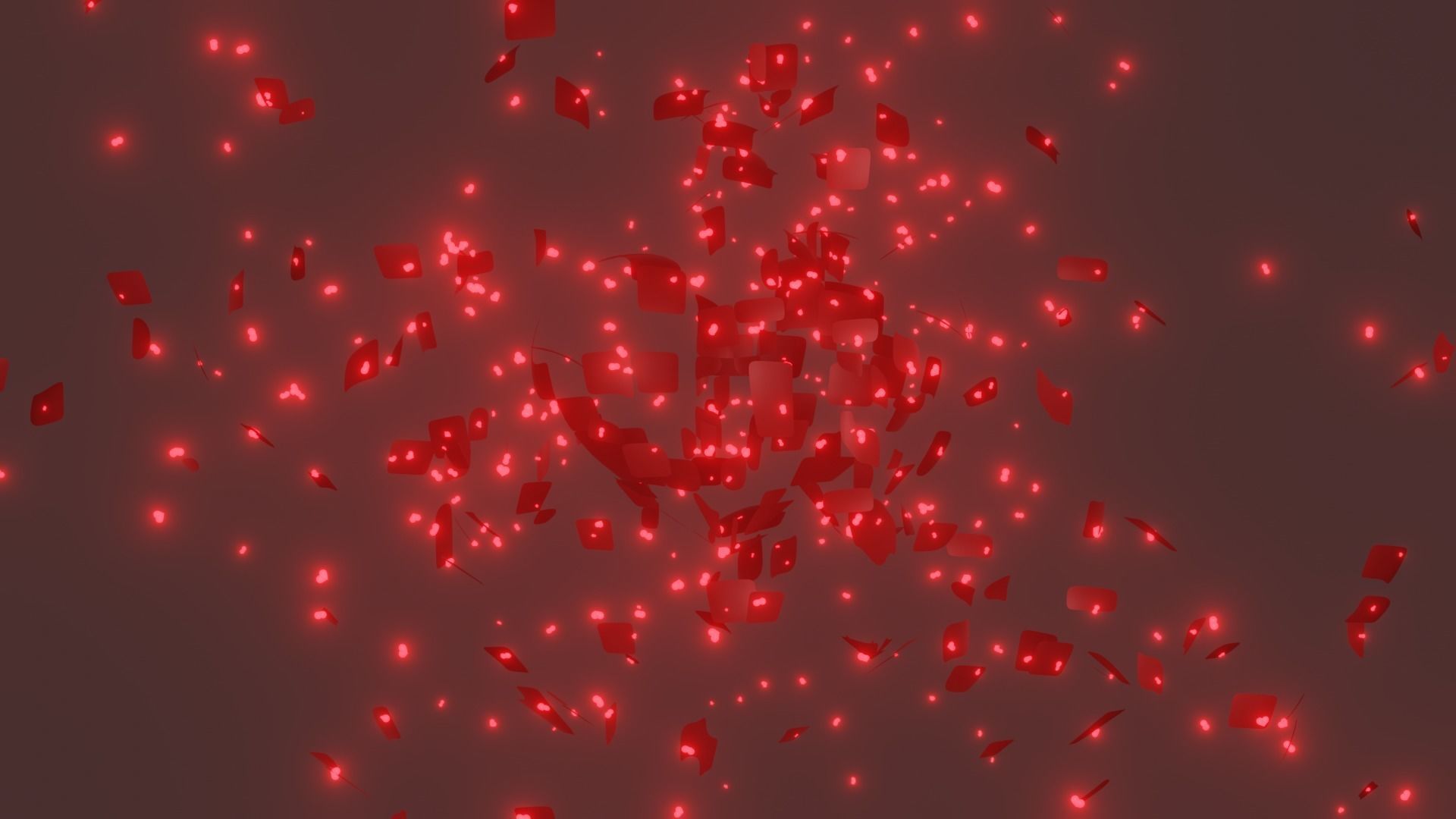 Hearts Set 2 - Animated Particle System Included Low-poly 3D model_27