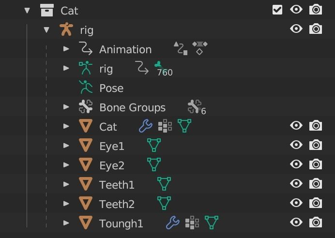 Realistic Cat Rigged 3D model_10