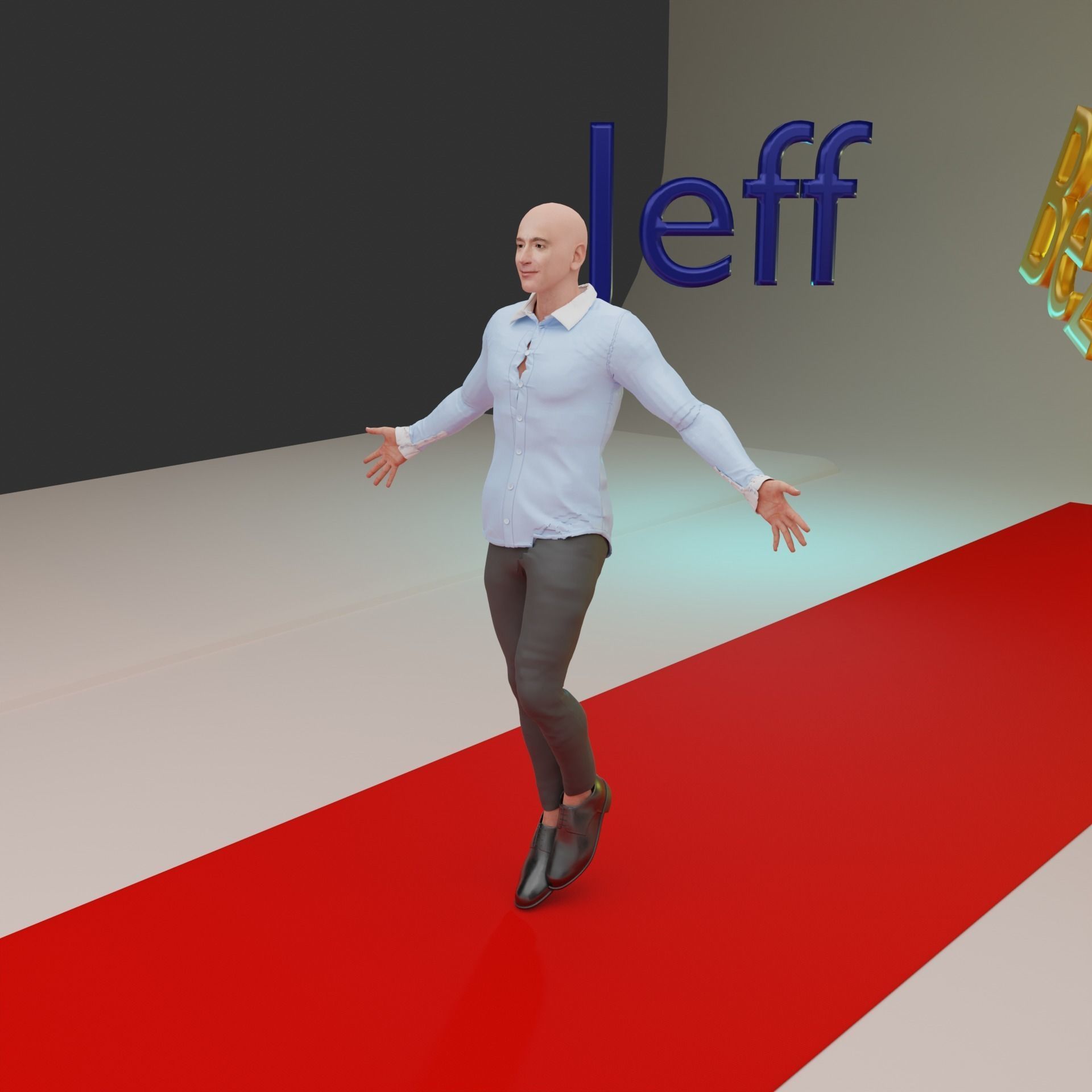 Jeff Bezos Rigged 3D model_17