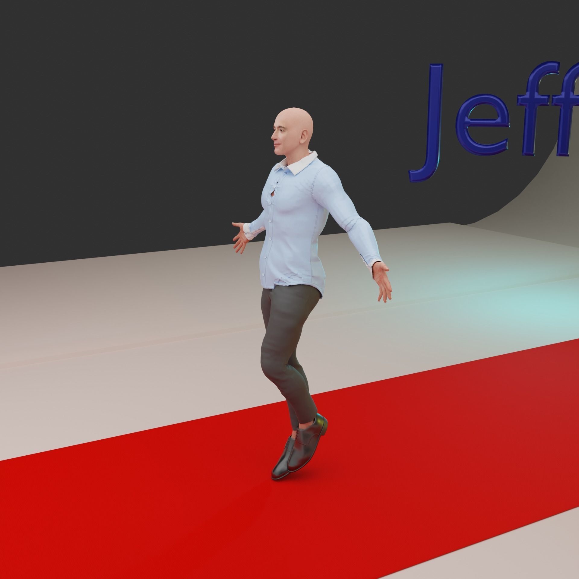 Jeff Bezos Rigged 3D model_19