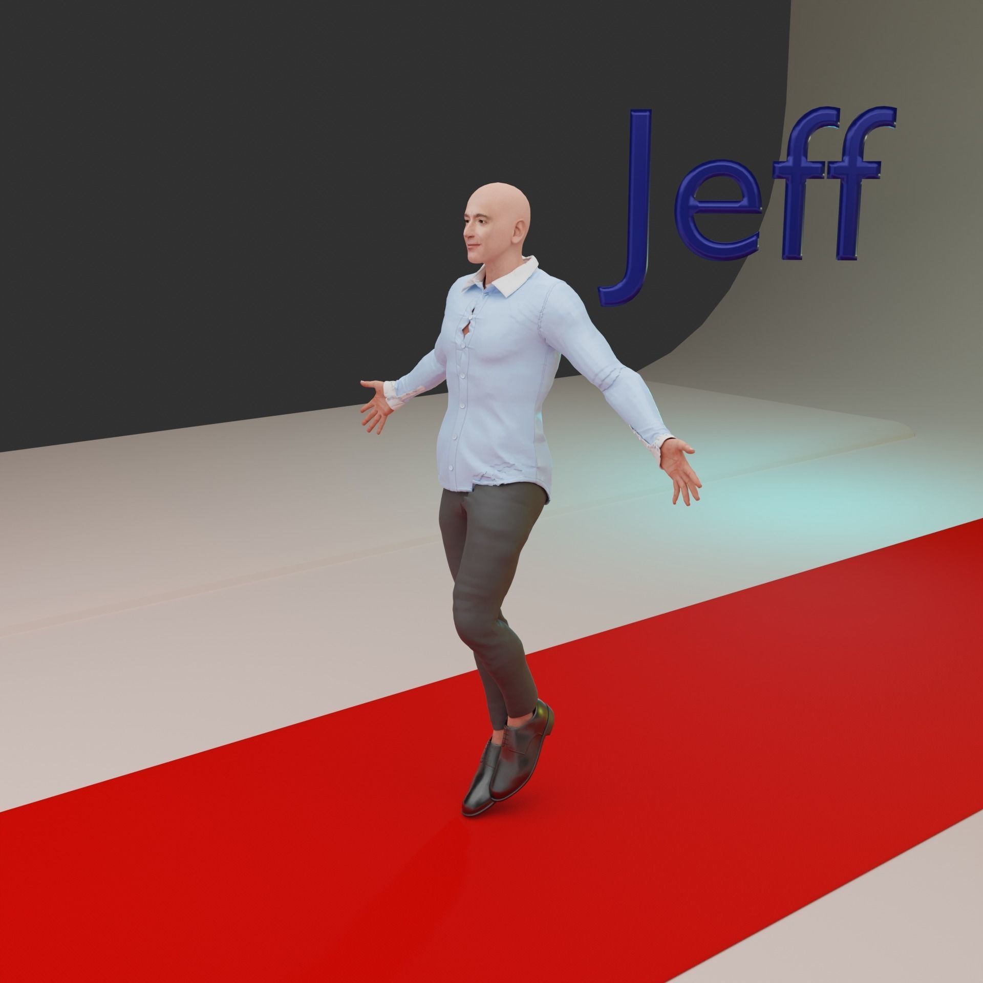 Jeff Bezos Rigged 3D model_18