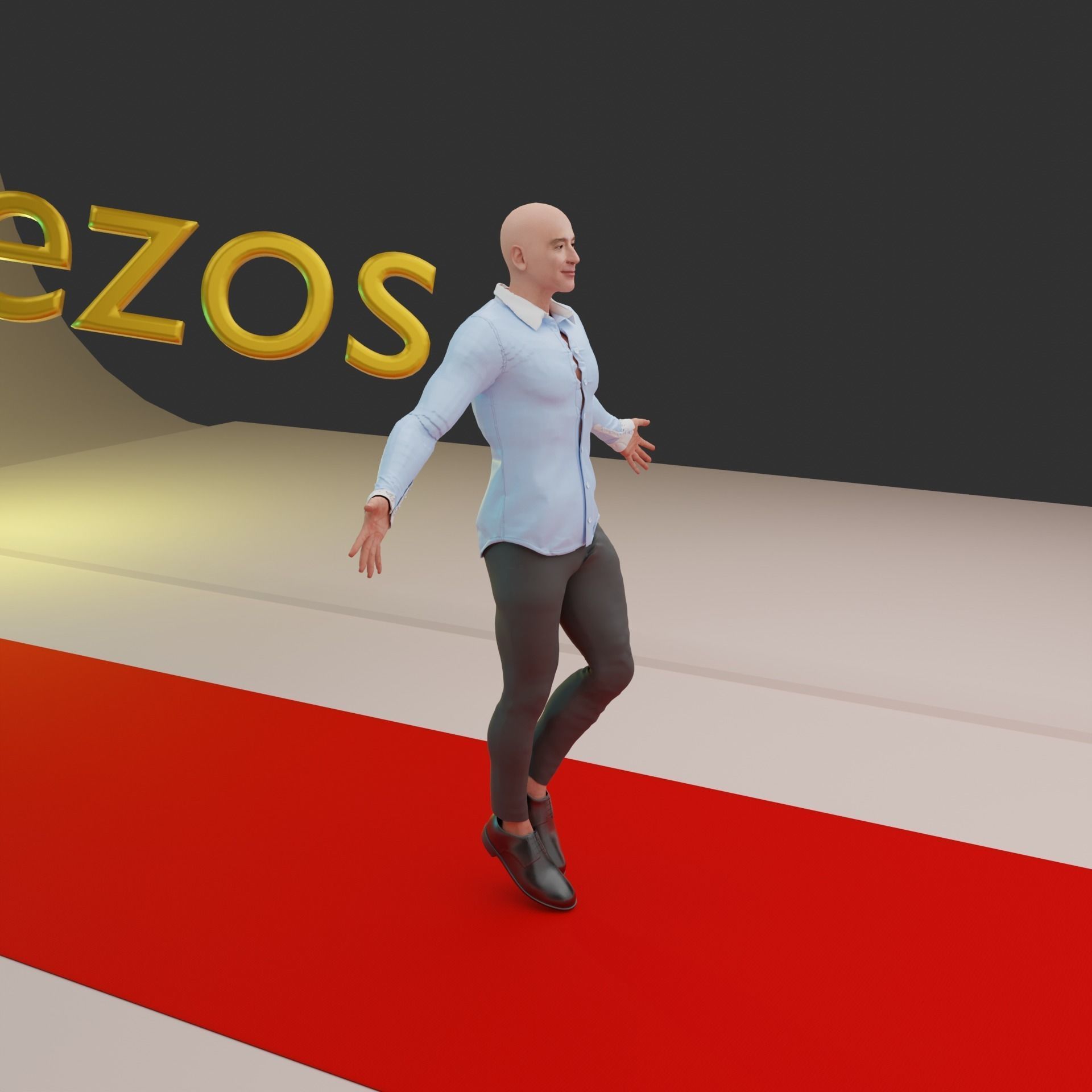 Jeff Bezos Rigged 3D model_2