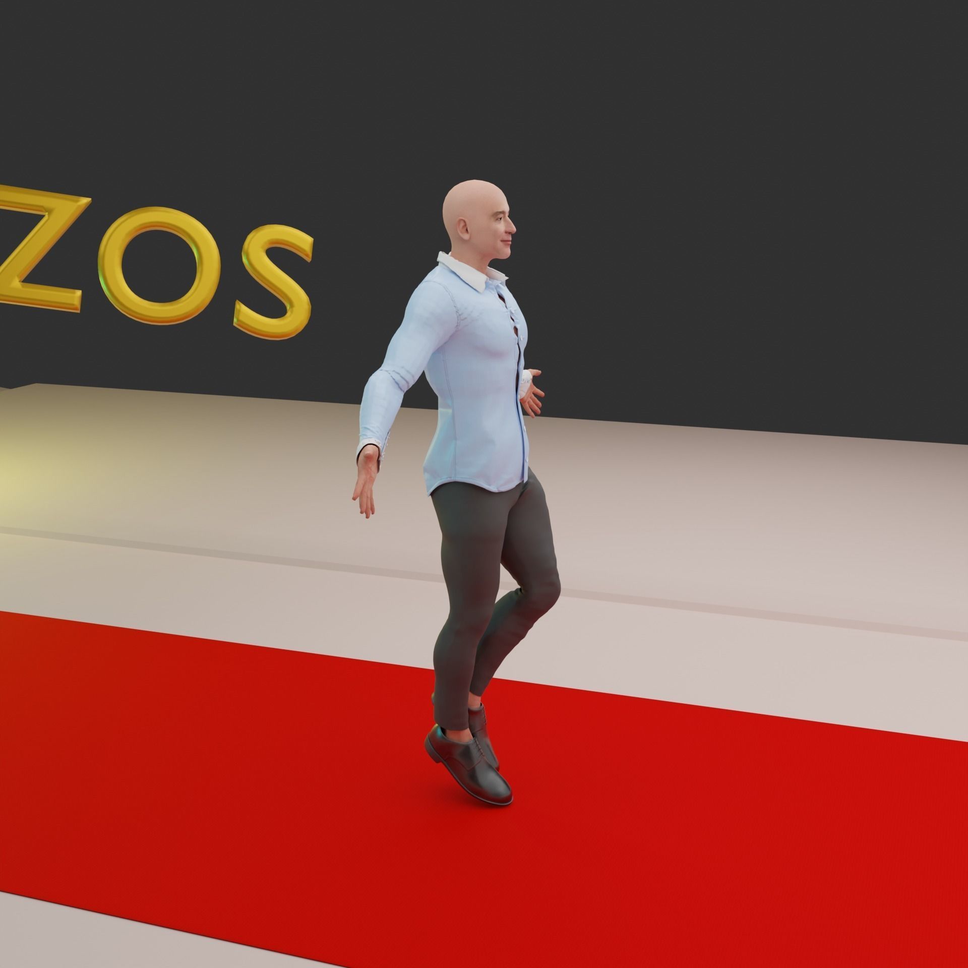 Jeff Bezos Rigged 3D model_8