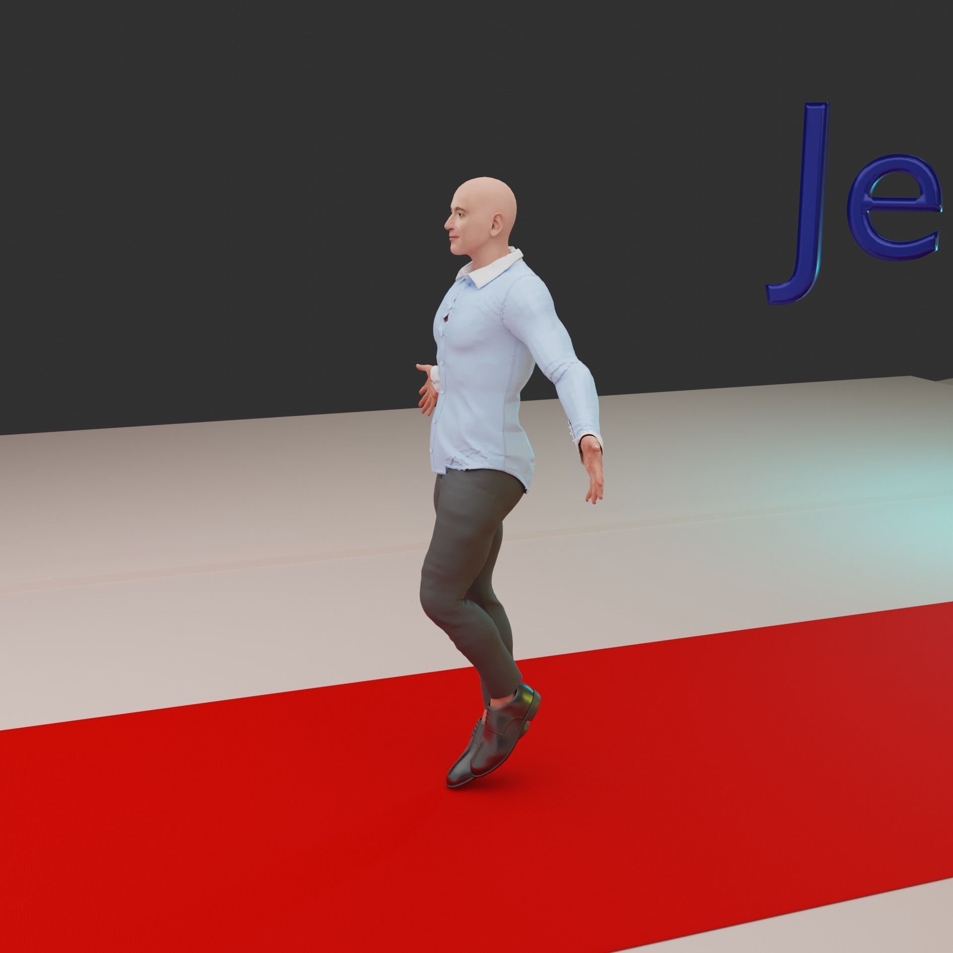 Jeff Bezos Rigged 3D model_20