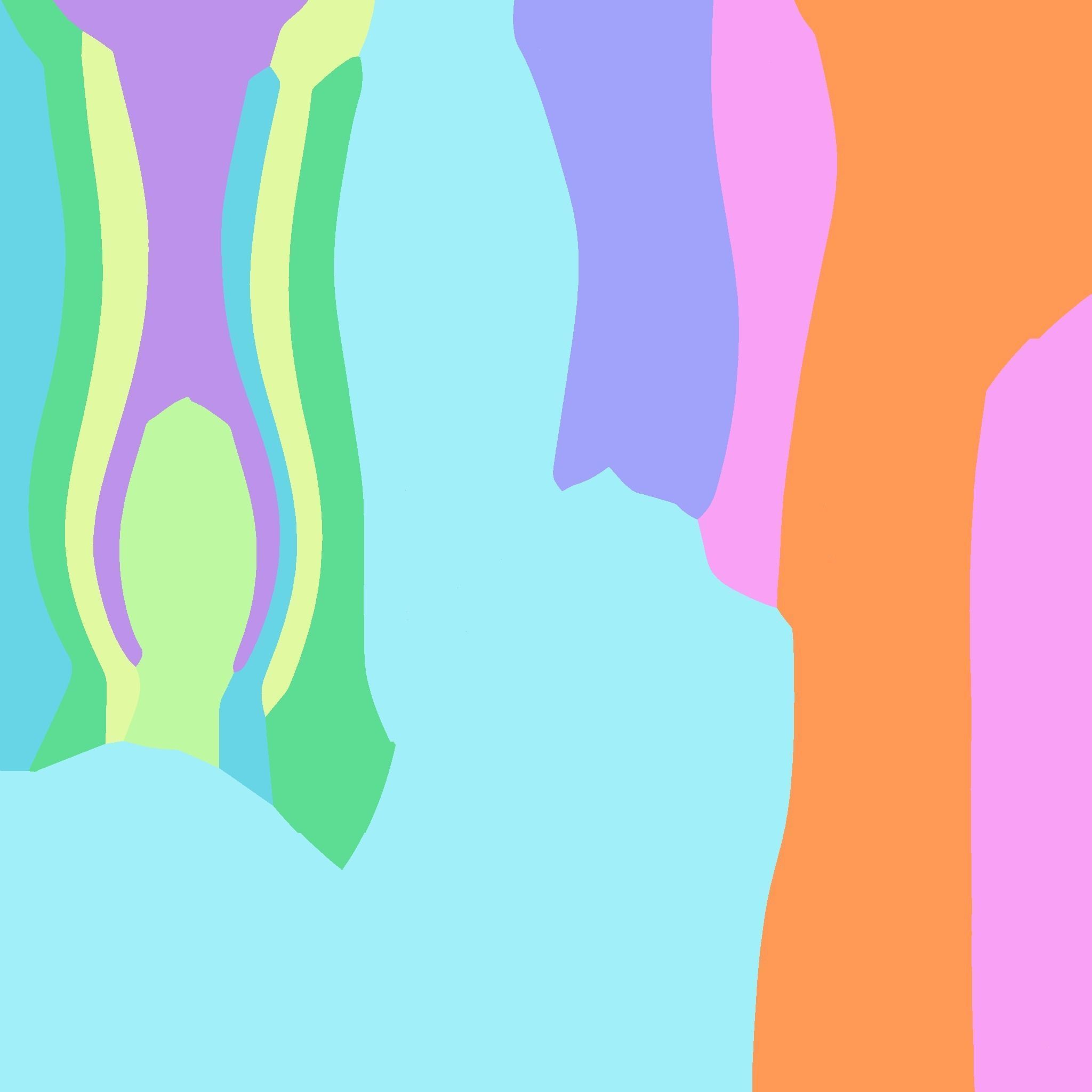 Furry Tail A01 Colored - Headband Character Design Low-poly 3D model_22