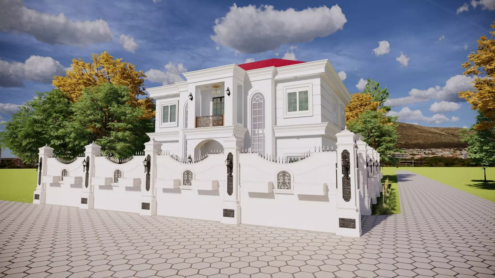 2 Floor Luxury House Design Full Interior  3D model_0