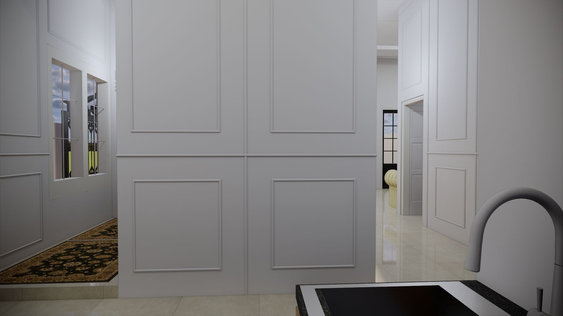 2 Floor Luxury House Design Full Interior  3D model_8