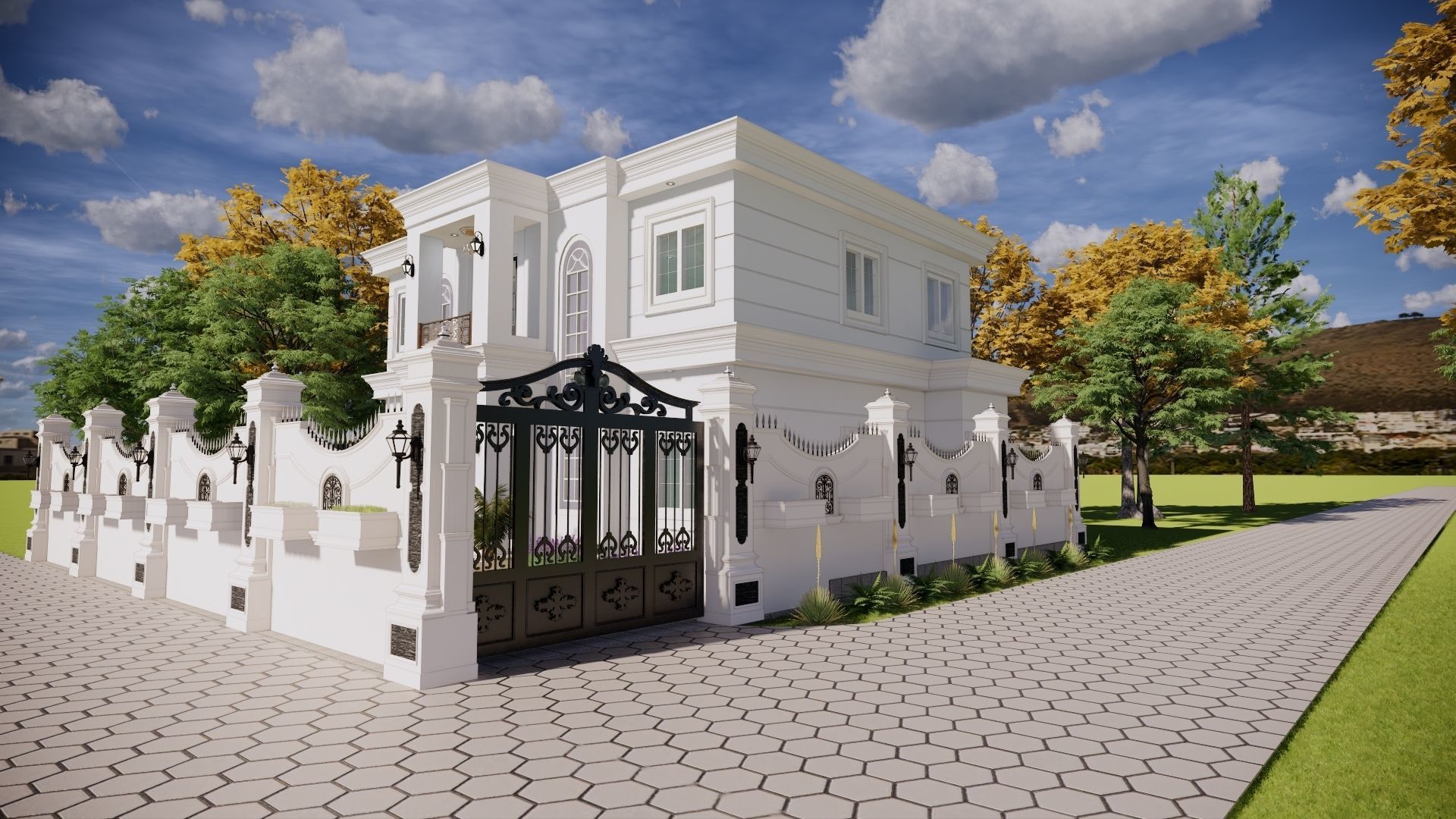 2 Floor Luxury House Design Full Interior  3D model_2
