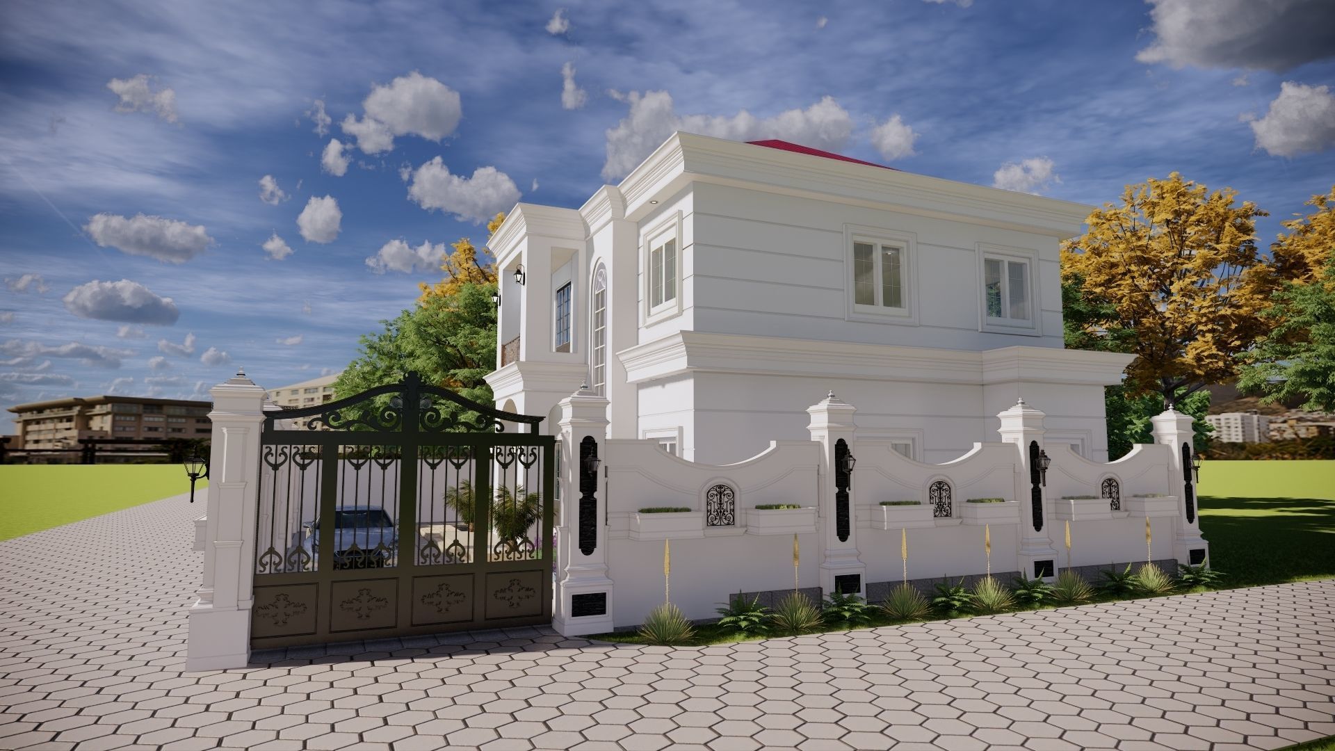 2 Floor Luxury House Design Full Interior  3D model_17