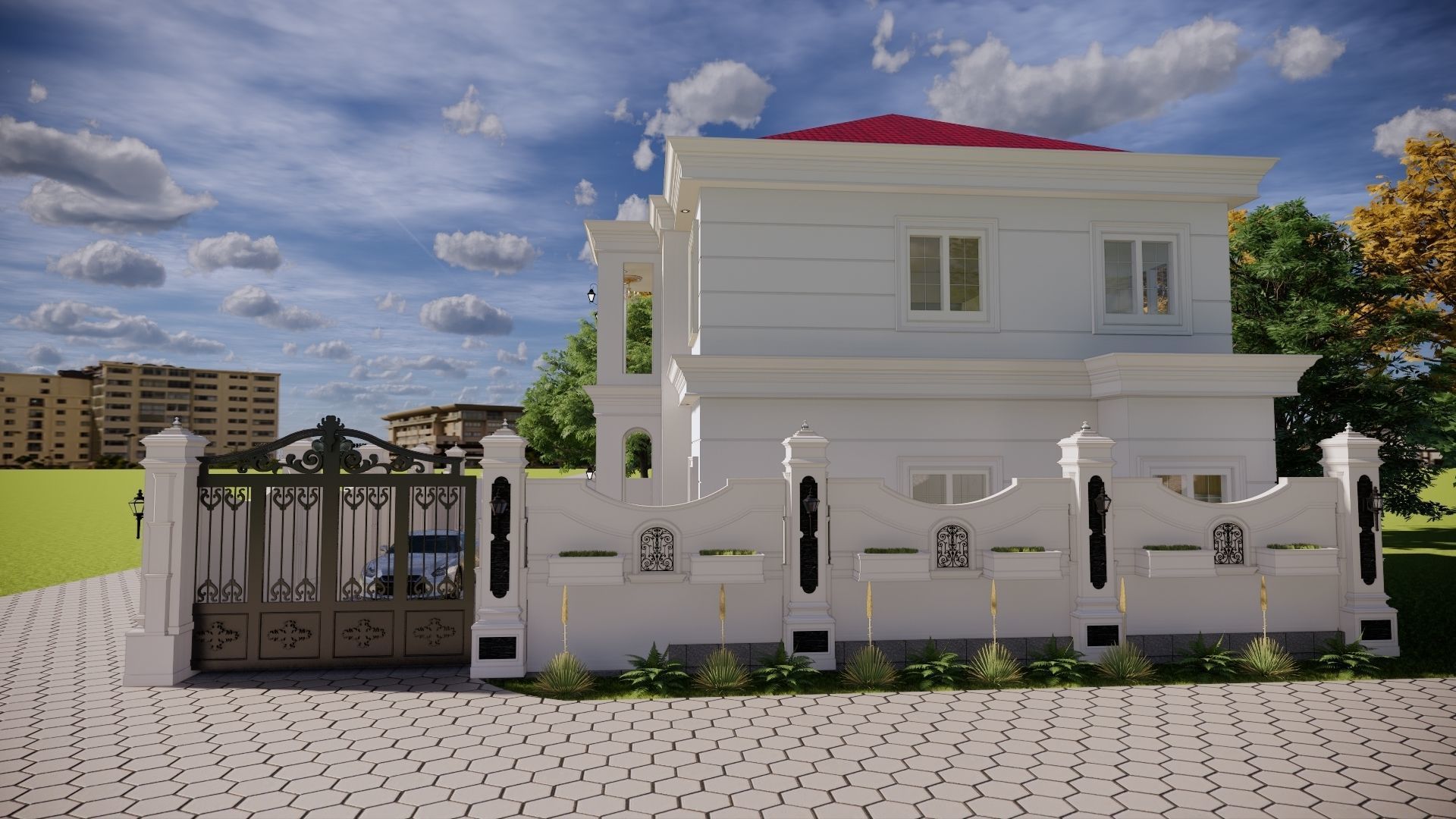 2 Floor Luxury House Design Full Interior  3D model_16