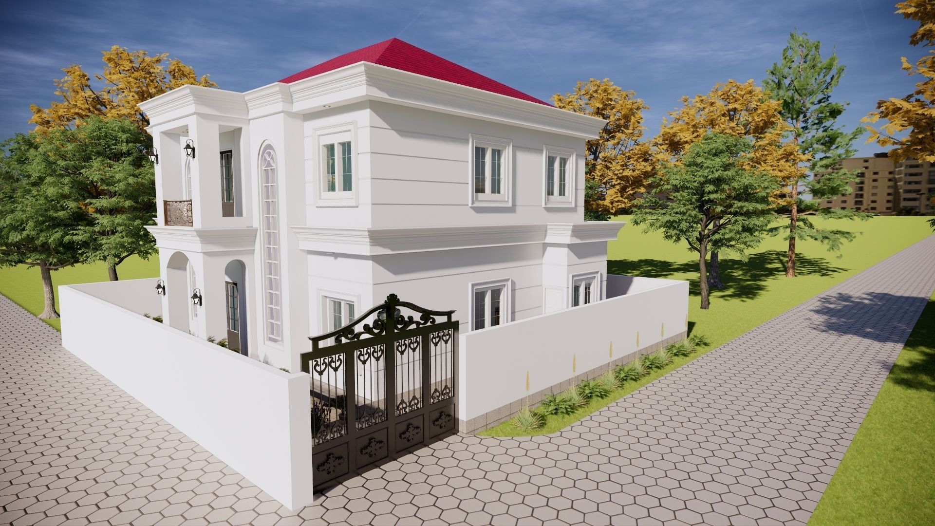 2 Floor Luxury House Design Full Interior  3D model_7