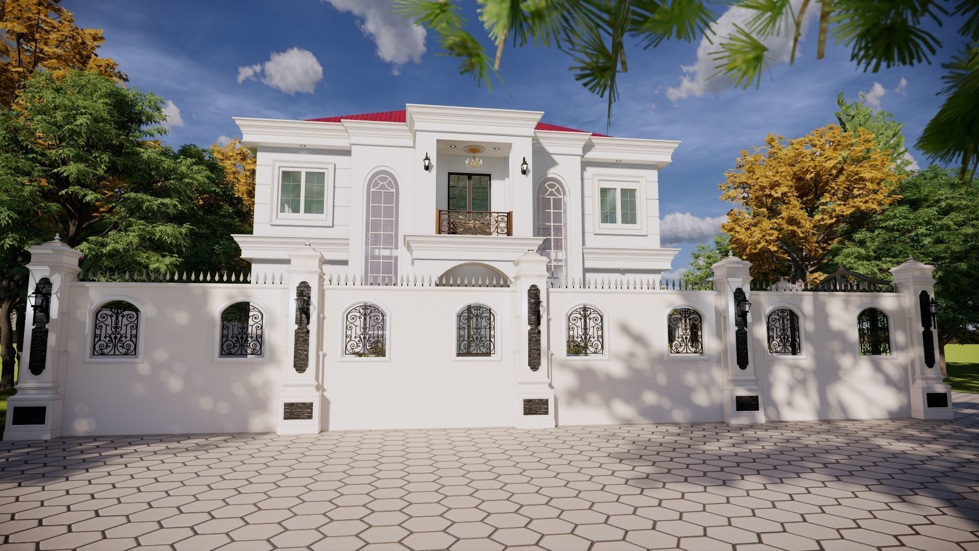 2 Floor Luxury House Design Full Interior  3D model_18