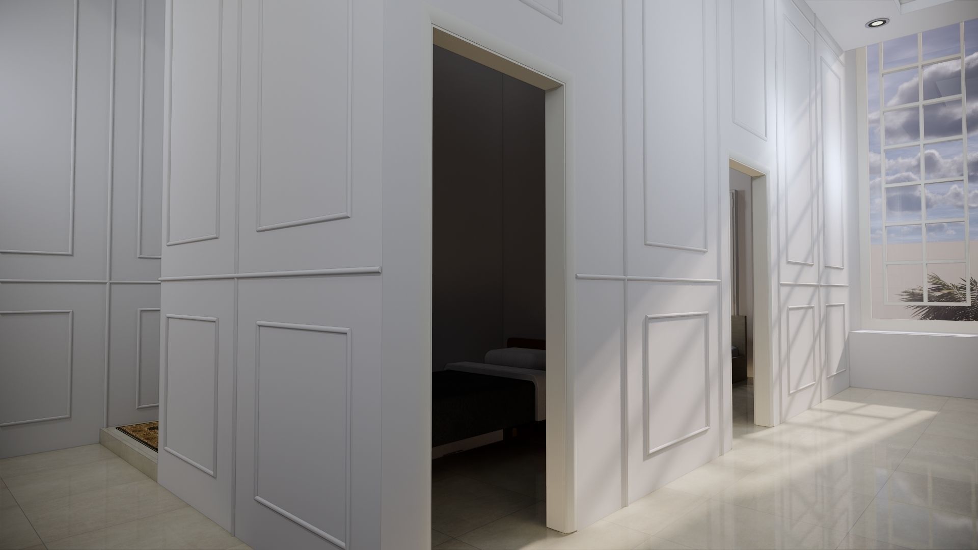 2 Floor Luxury House Design Full Interior  3D model_11