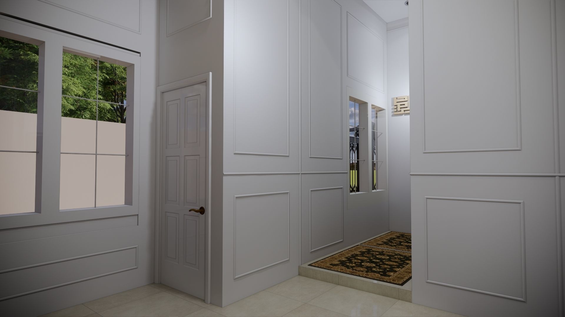 2 Floor Luxury House Design Full Interior  3D model_6