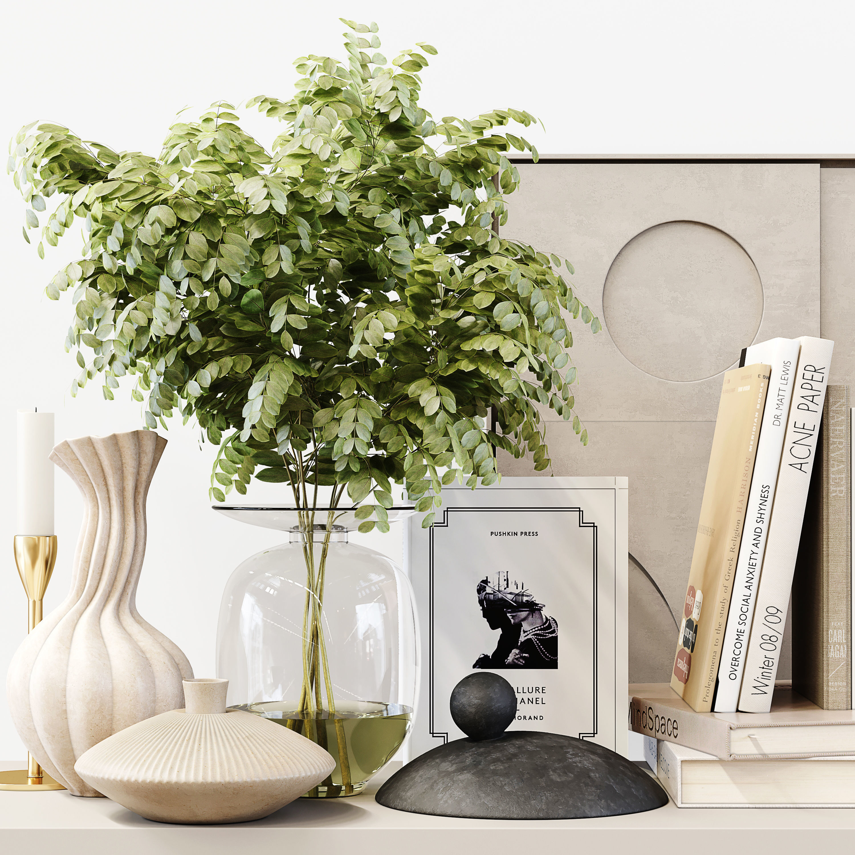 Decorative Set 183 Low-poly 3D model_3