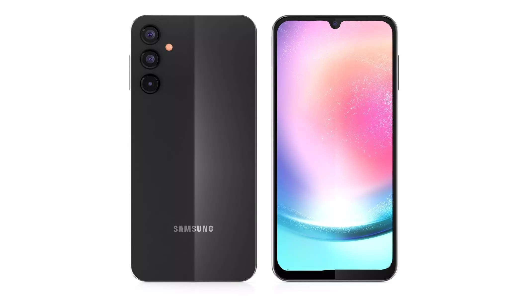 Samsung Galaxy A24 Black 3D model_0