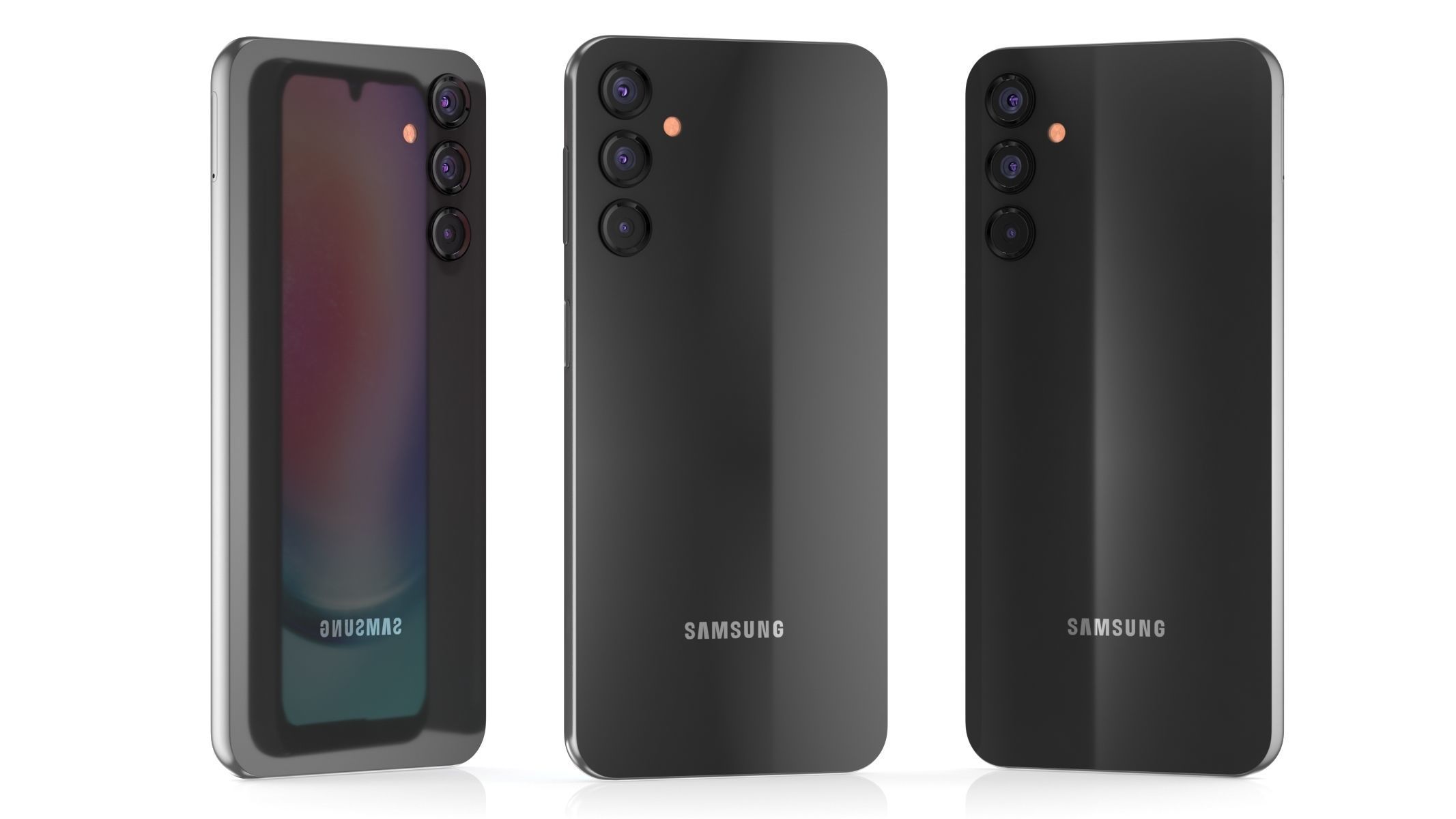 Samsung Galaxy A24 Black 3D model_8