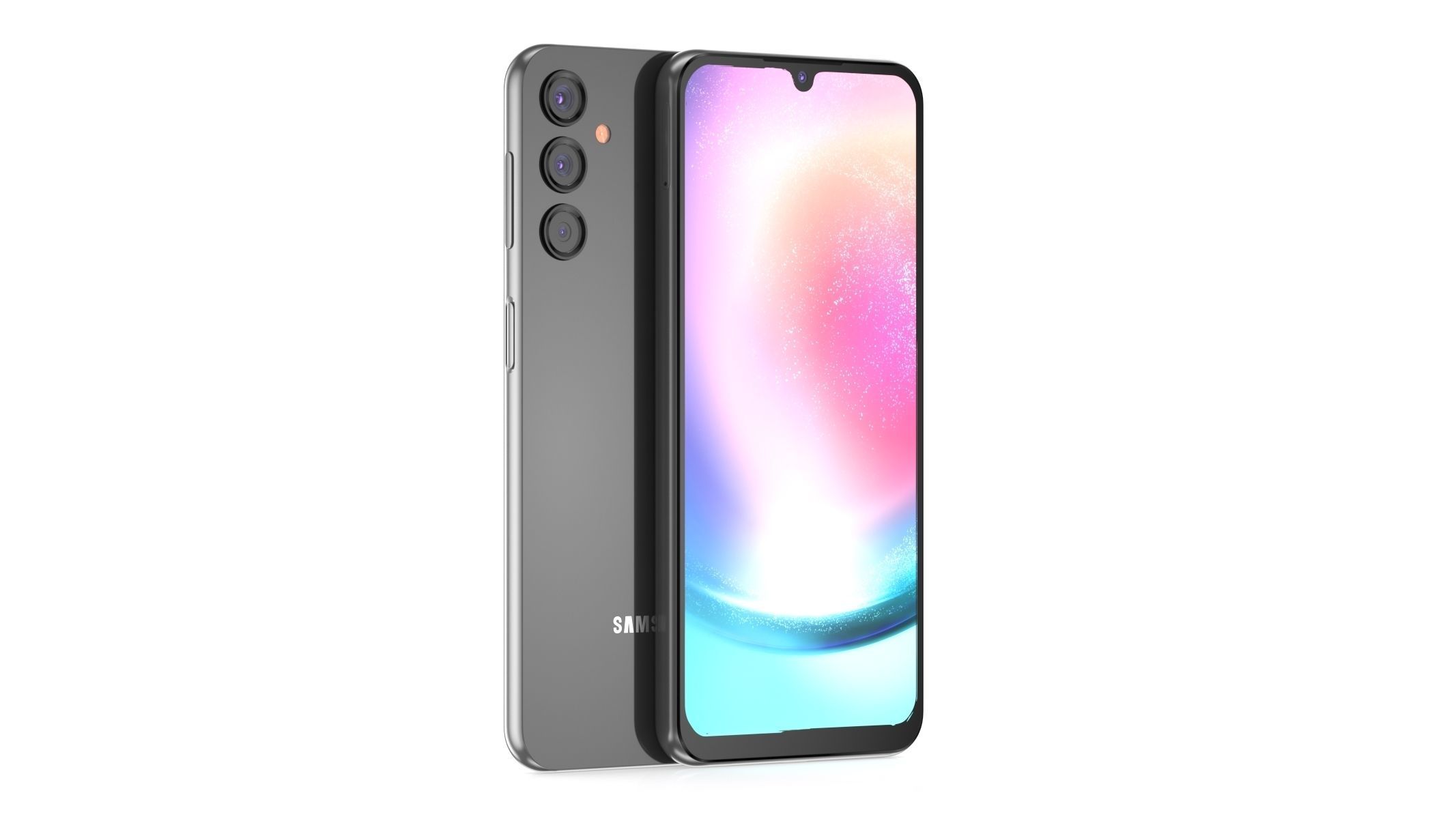 Samsung Galaxy A24 Black 3D model_1