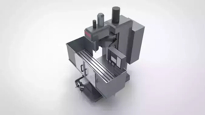 Miling Machine 3D model Miling Machine 3D model