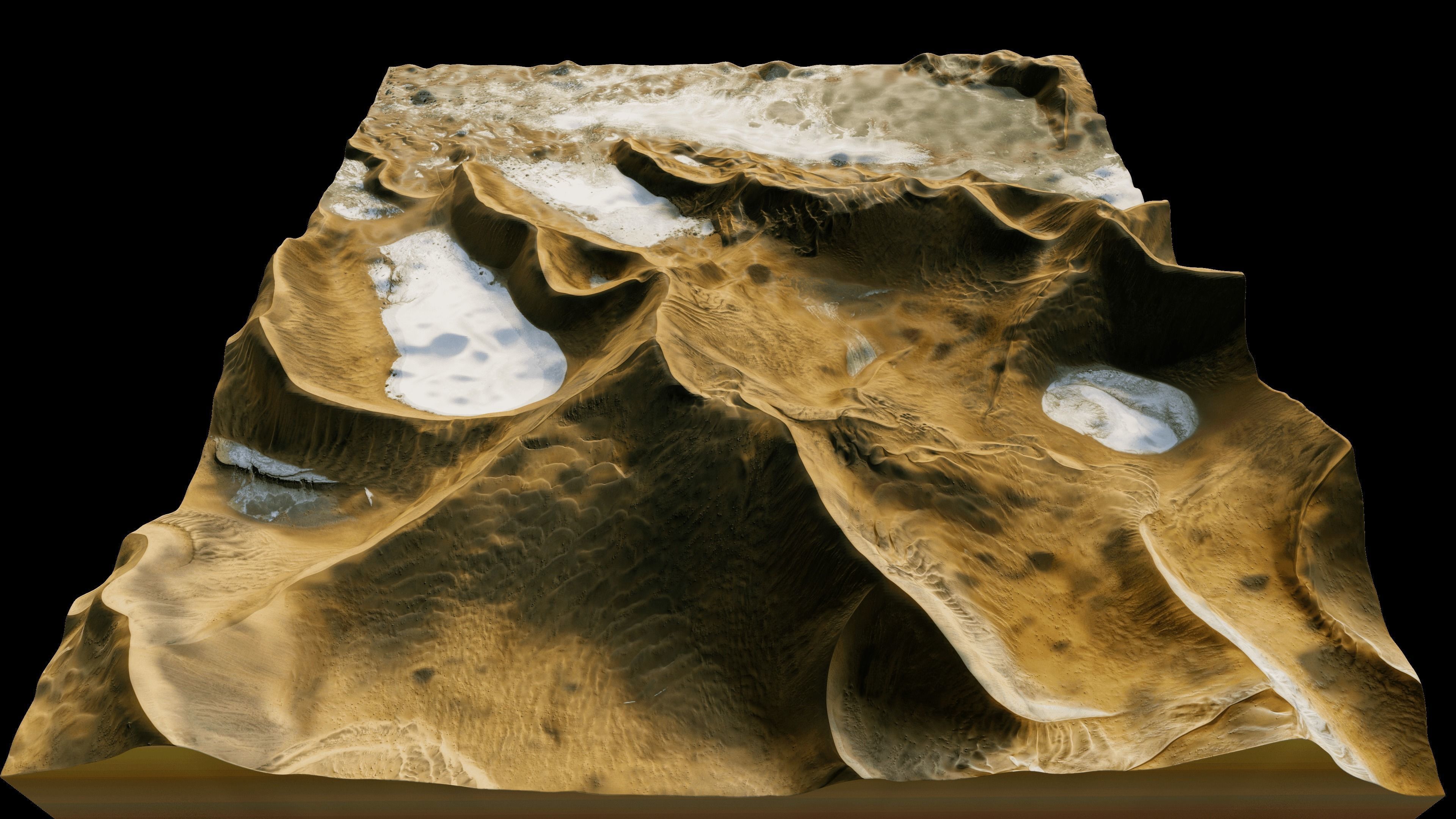Deadvlei 3d model terrain 3D model_8