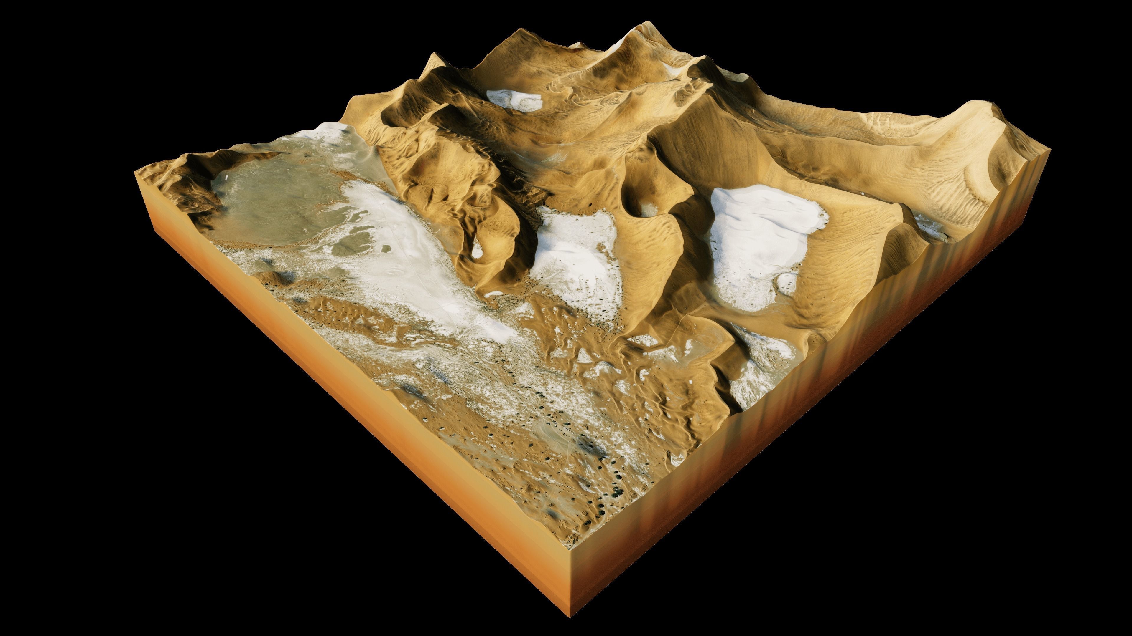 Deadvlei 3d model terrain 3D model_4