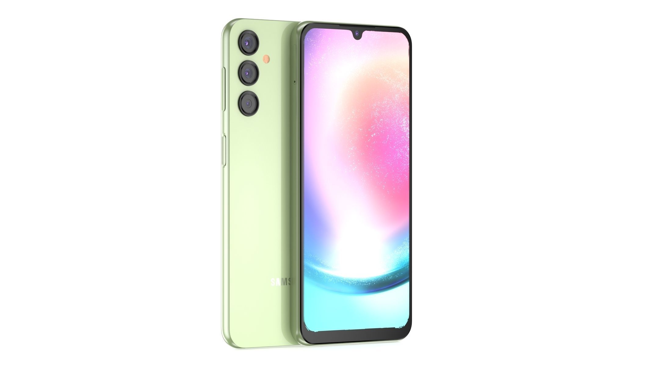 Samsung Galaxy A24 Green 3D model_2