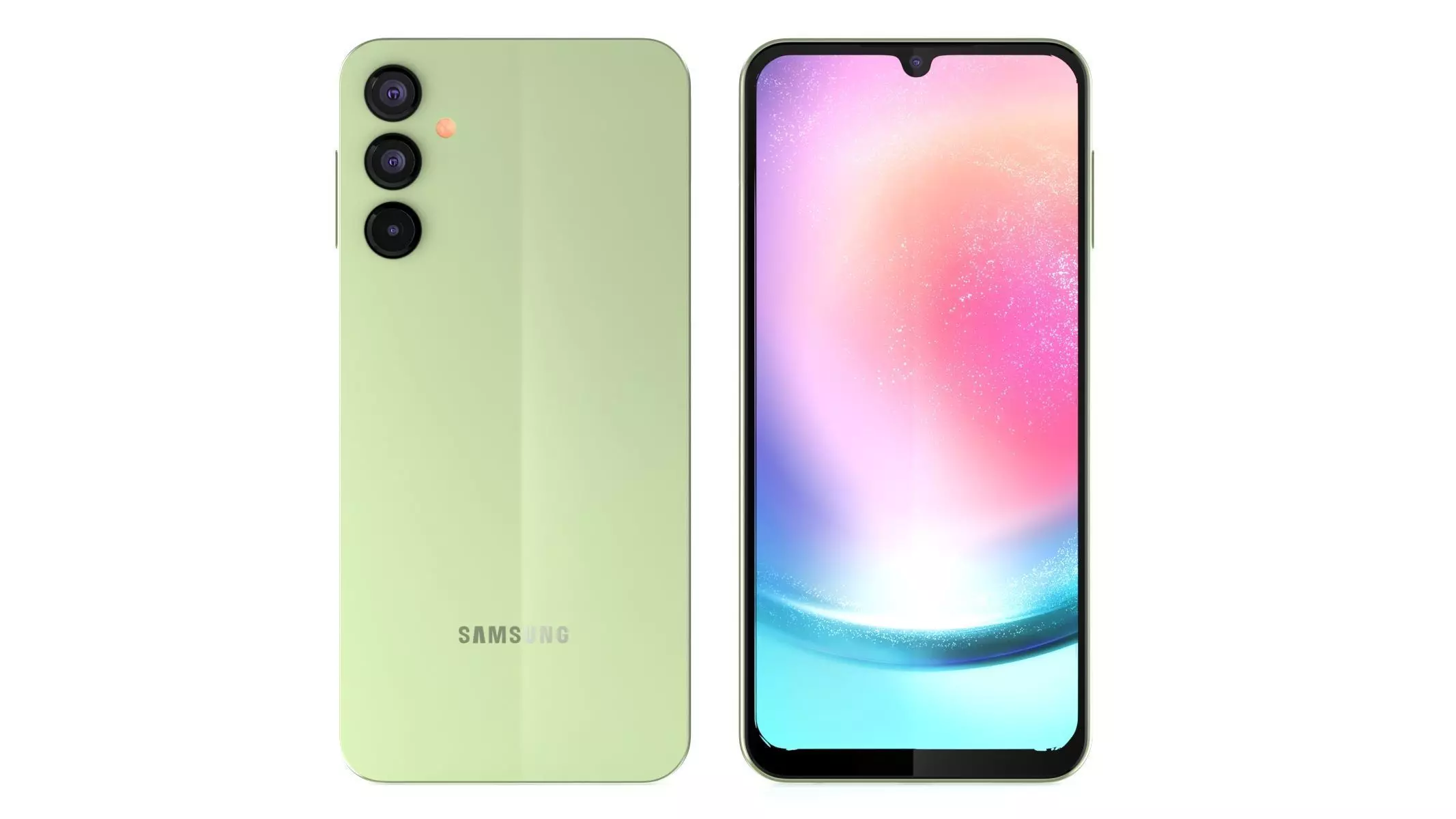 Samsung Galaxy A24 Green 3D model_0