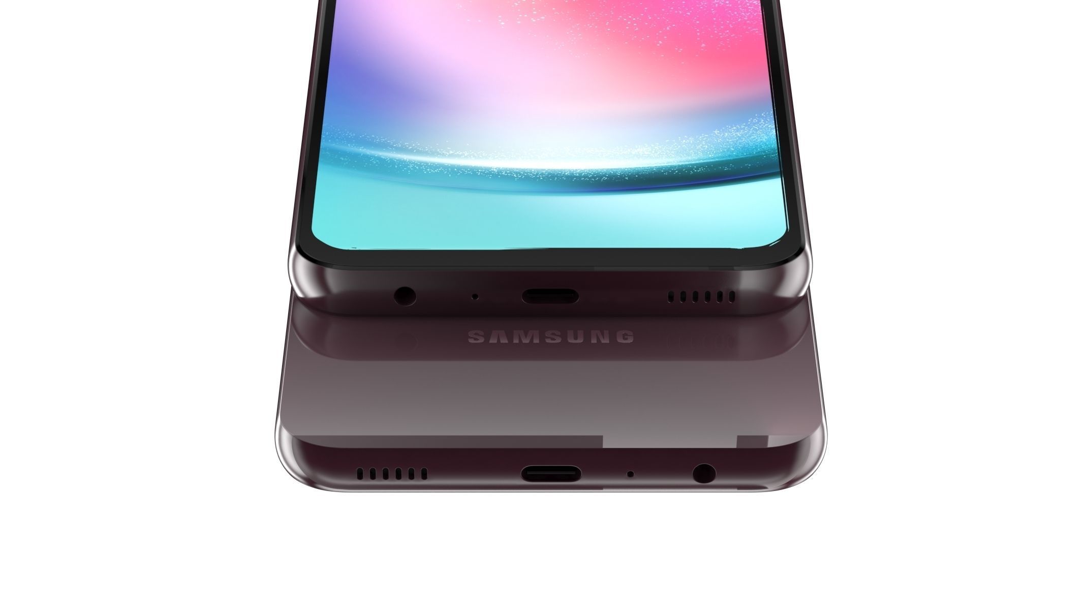 Samsung Galaxy A24 Red 3D model_9