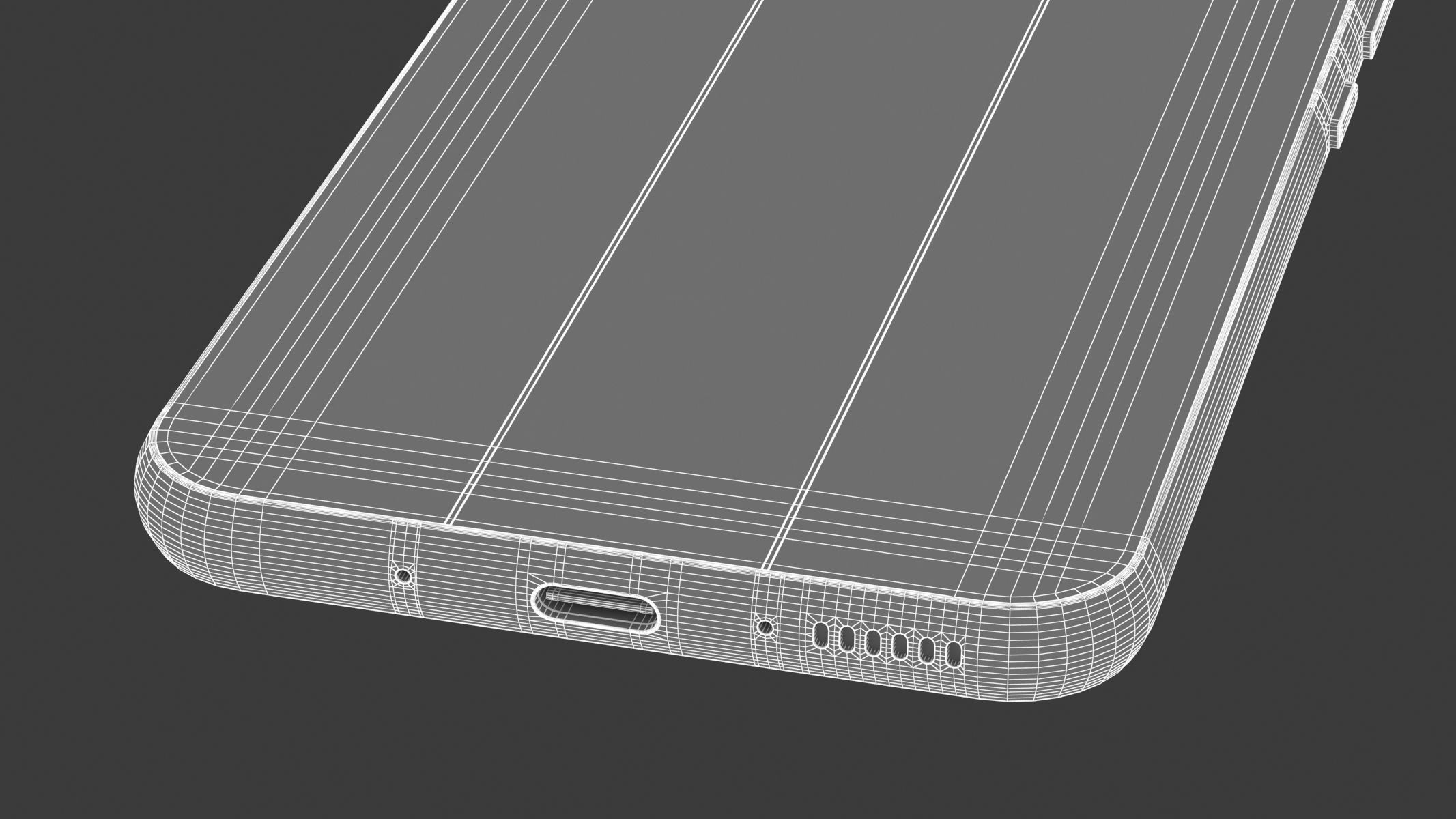 Samsung galaxy A34 Graphite 3D model_15