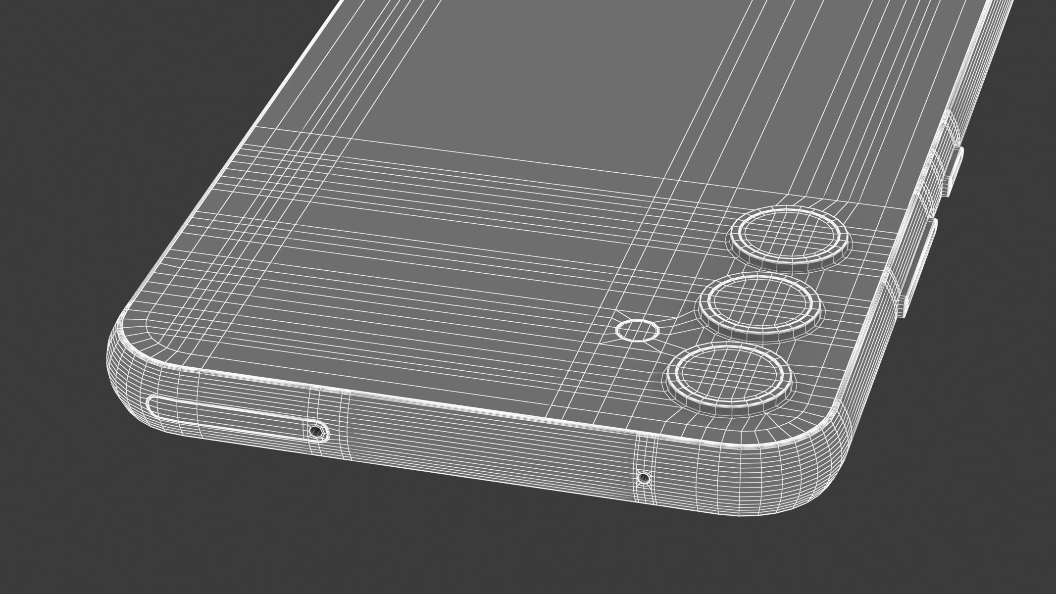 Samsung galaxy A34 Graphite 3D model_16