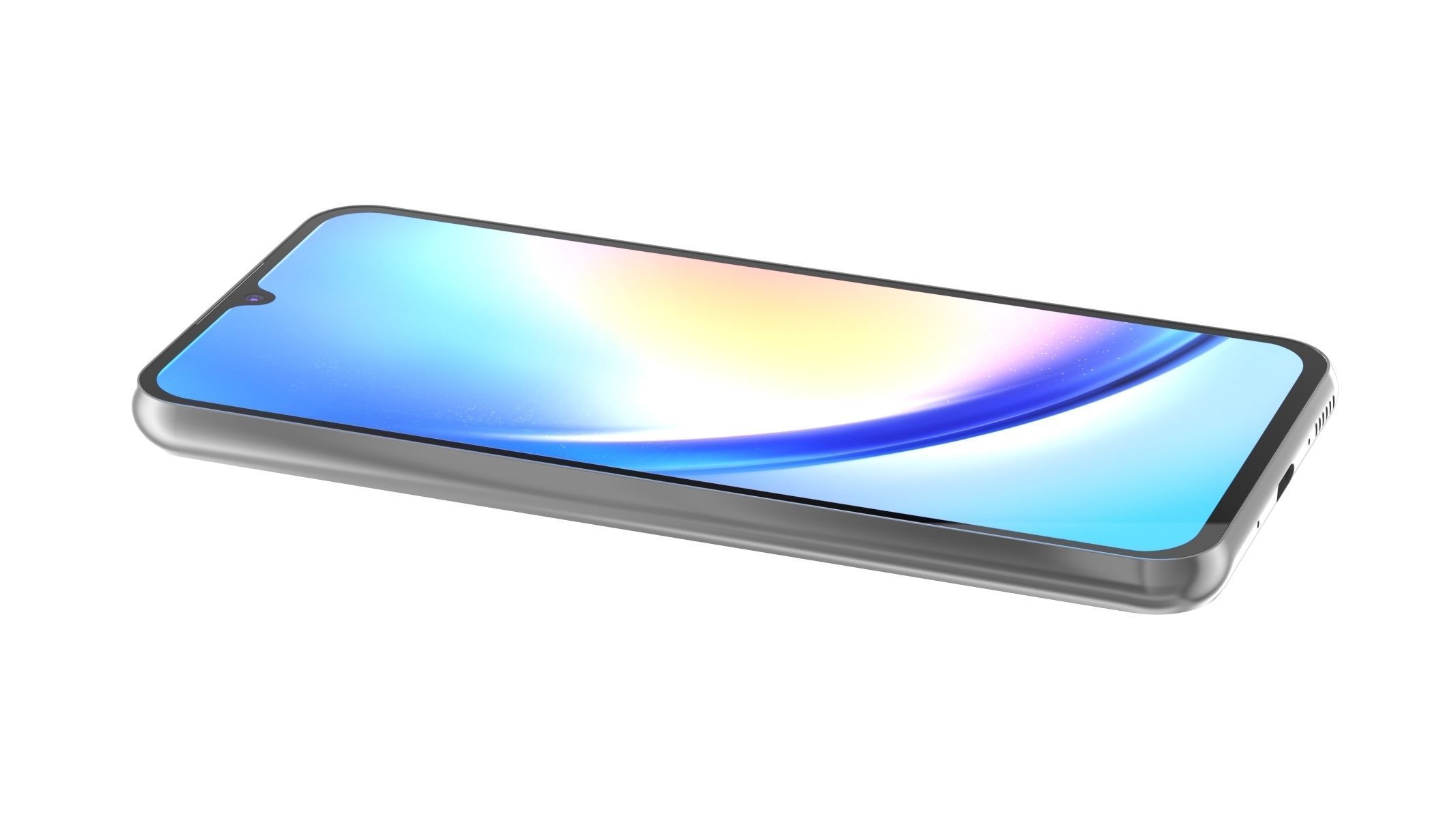 Samsung galaxy A34 Graphite 3D model_4